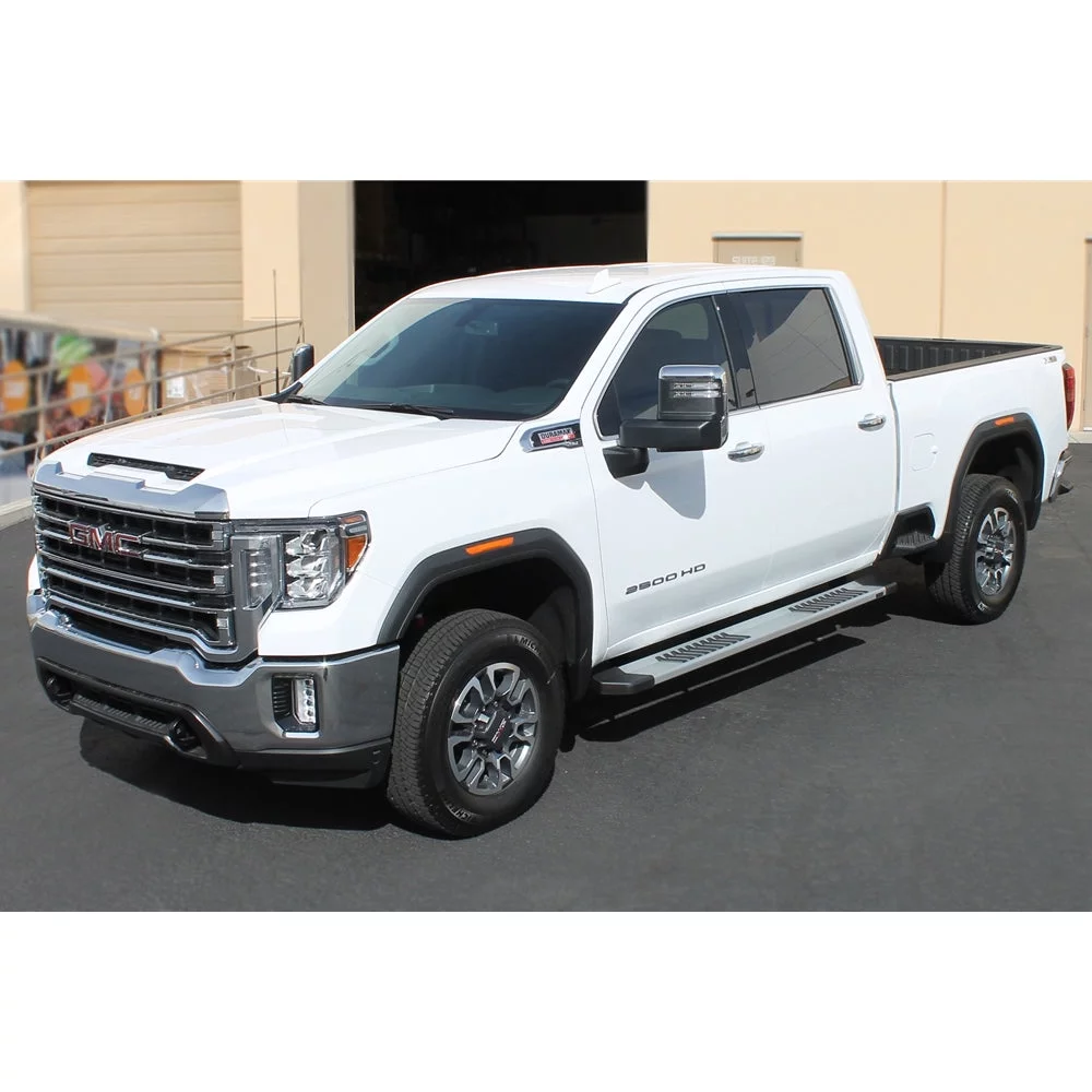 Raptor Series 2021-2023 Fits Ford Bronco 6in OEM Style Slide Track Running Boards Brushed Aluminum 1703-0388