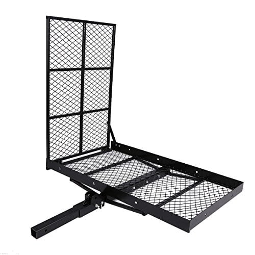 Folding Wheelchair Scooter Carrier Rack 250KG Medical Rack Ramp Hitch Mount