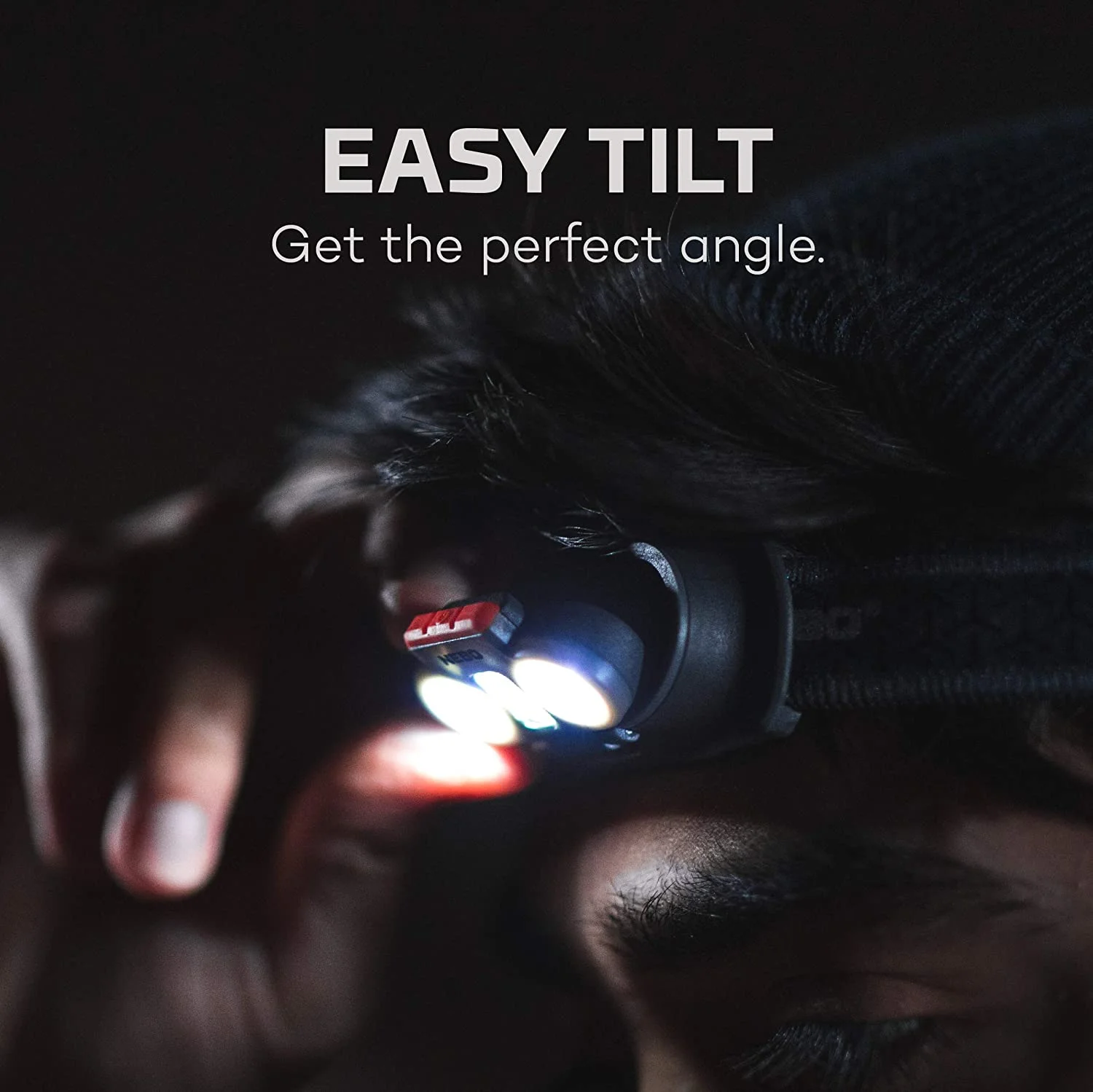 NEBO Einstein Headlamp/Compact 5 Modes/400-1500 Lumens.