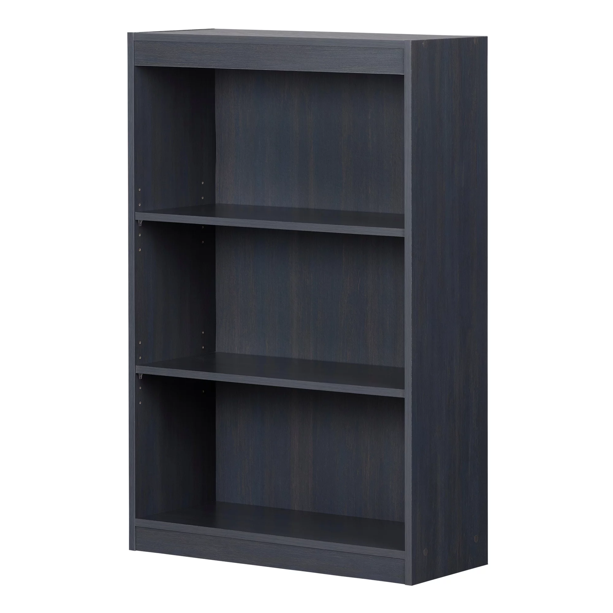 South Shore Smart Basics Bookcase with 3 Shelves, Blue