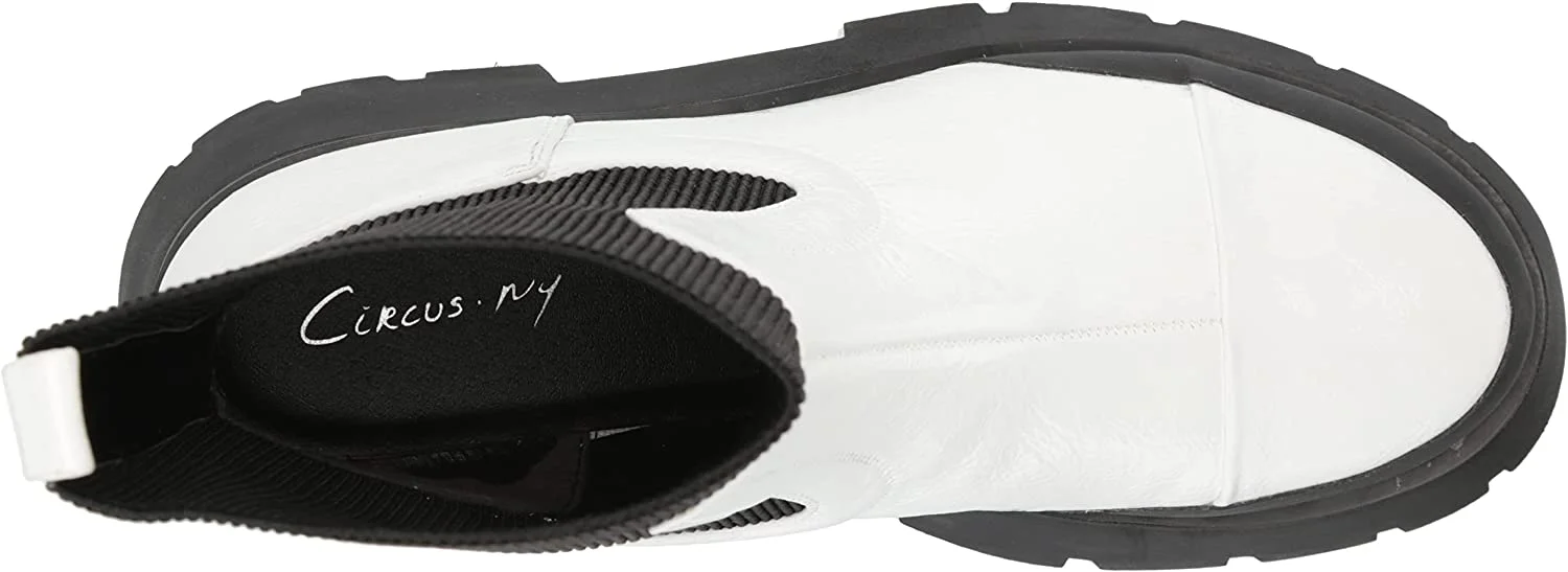 Circus by Sam Edelman Womens Larissa Ankle Boot 10 White