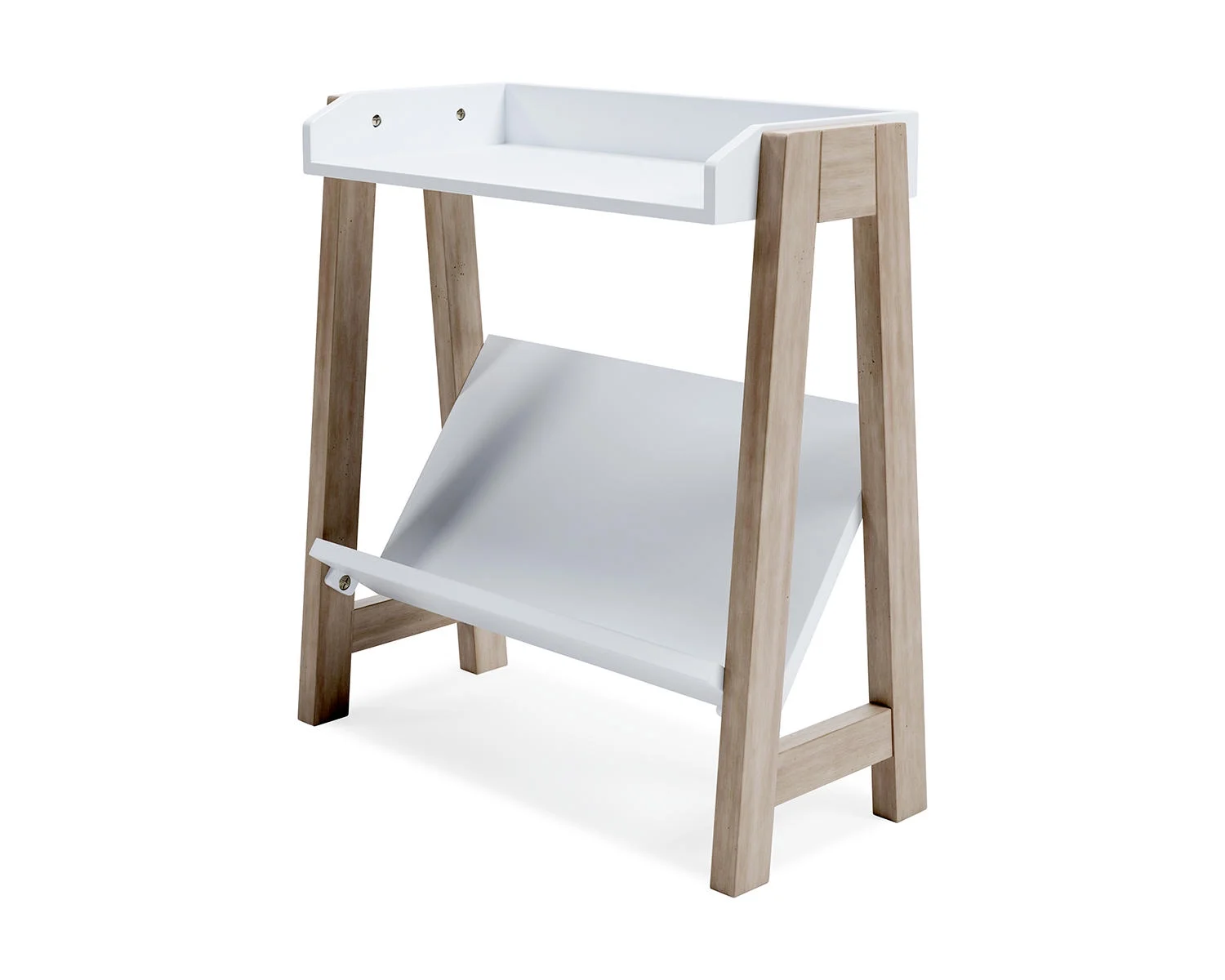 Signature Design by Ashley Casual Blariden Small Bookcase  White/Tan