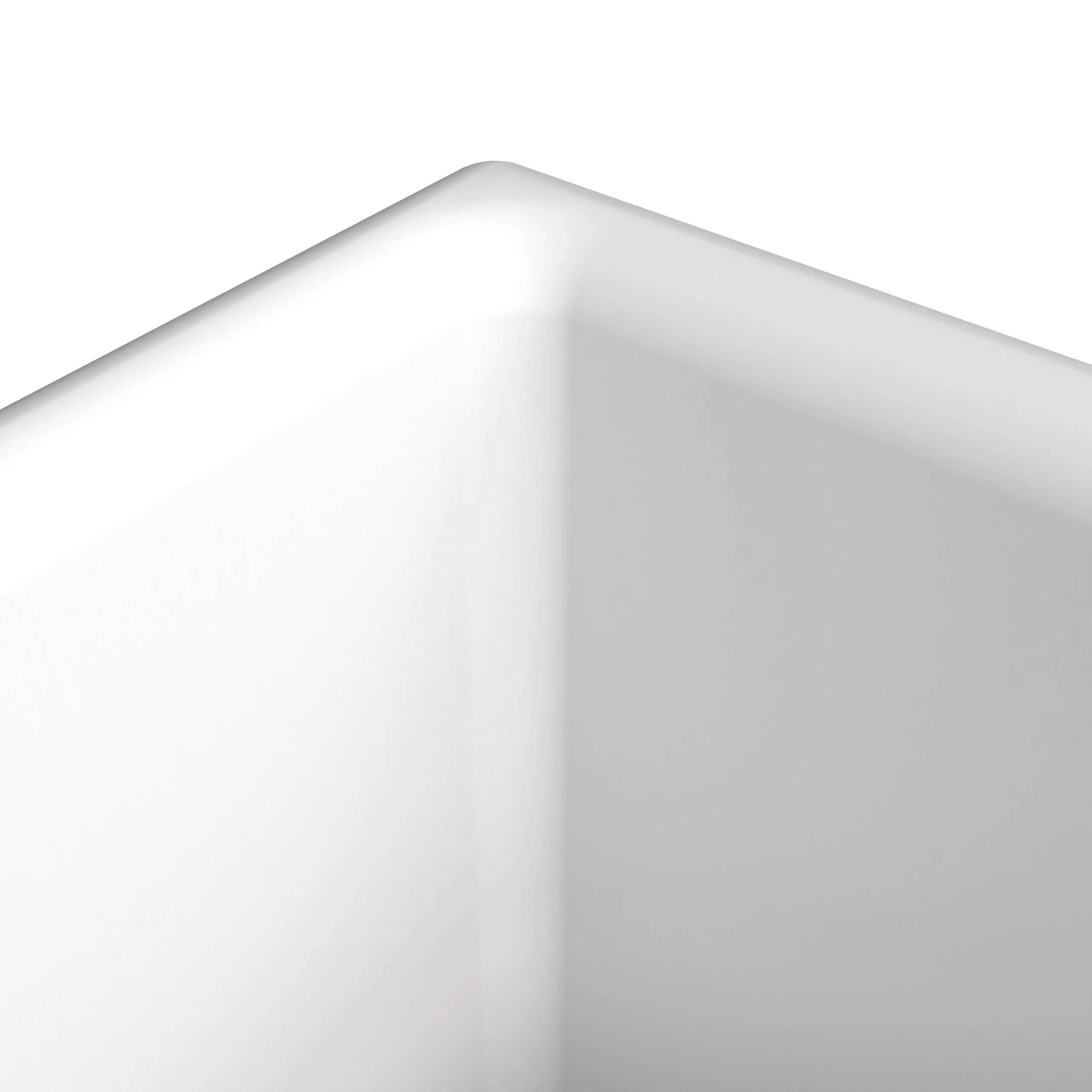 LeisureMod Thistle Fiberstone and MGO Clay Rectangular Planter White 28