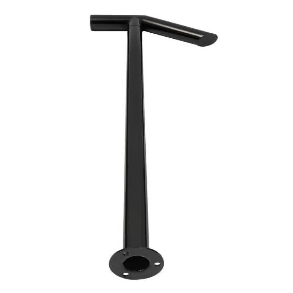 Metal Handrail Single Post Handrail Iron Handrail for 1-2 Step Stairs Railing