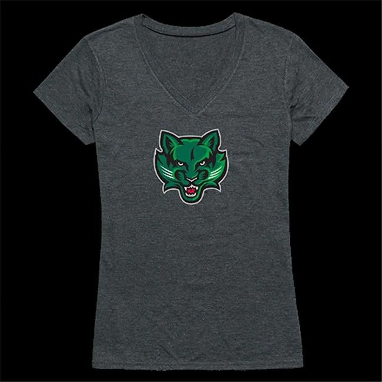 W Republic Products  Womens Binghamton University Cinder Tee - Heather Charcoal - Medium