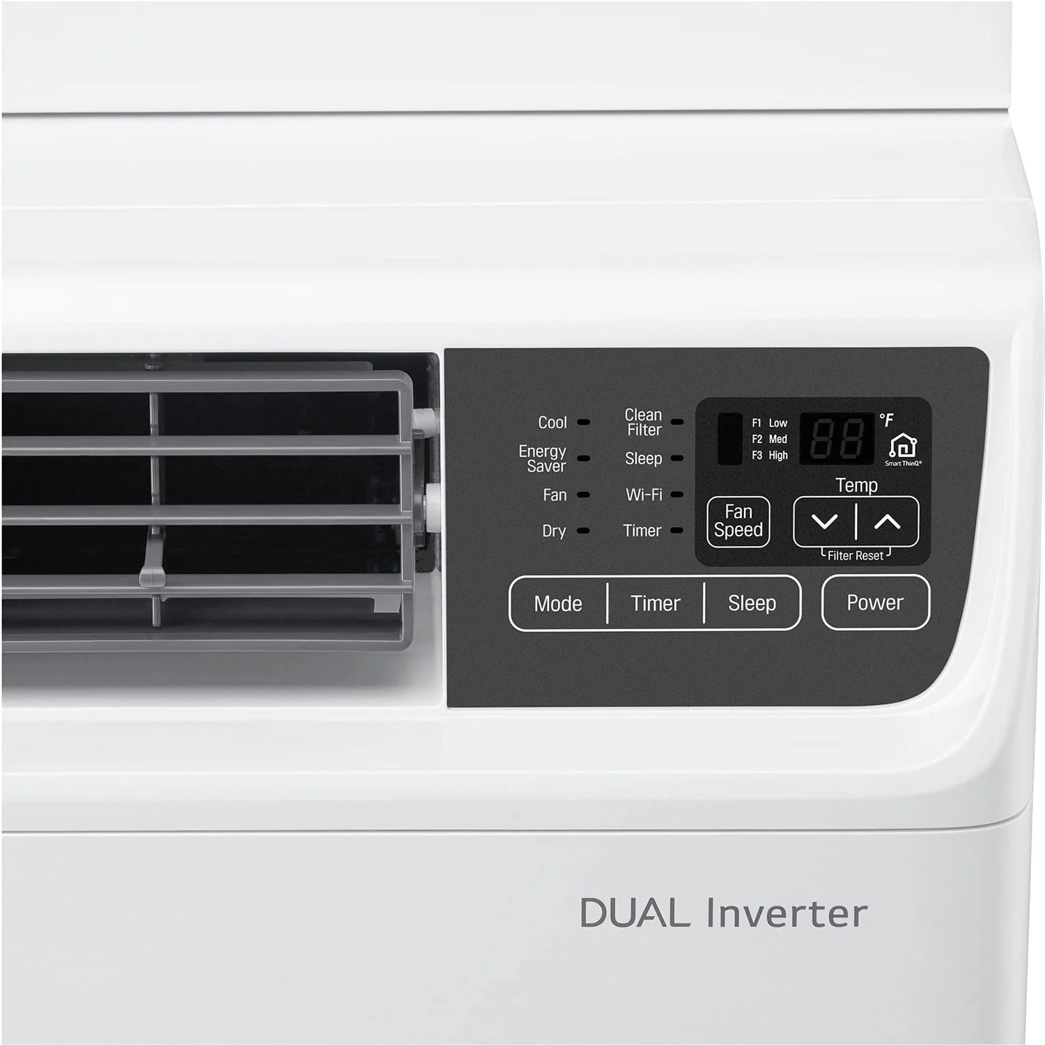 LG 14,000 BTU Dual Inverter Smart Window Air Conditioner, LW1517IVSM - Refurbished