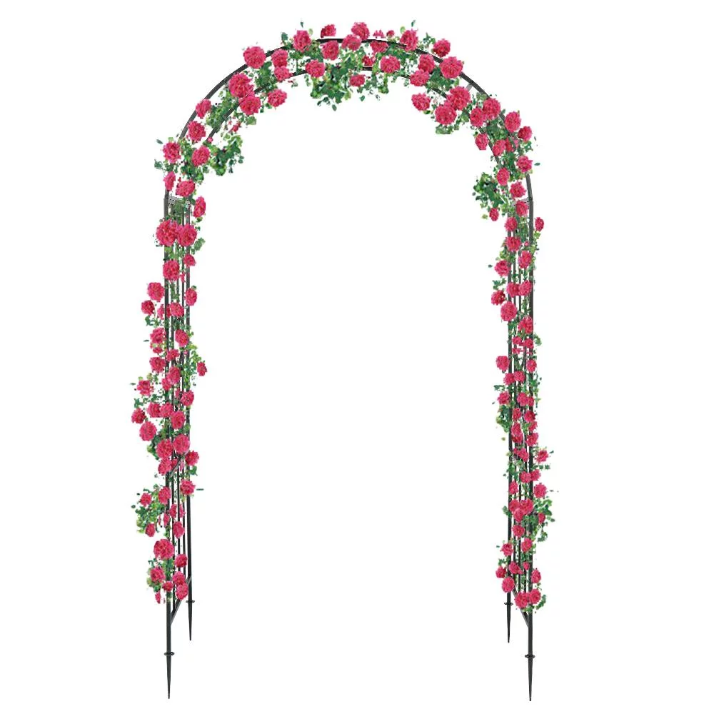 Ktaxon 7.2 Ft Garden Arbor Archway Metal Wedding Party Garden Arch