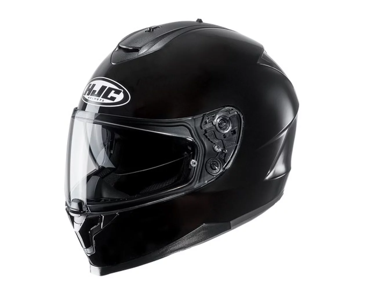 HJC C70 Street Full Face Helmet with Inner Sun Shield - Flat Black Medium