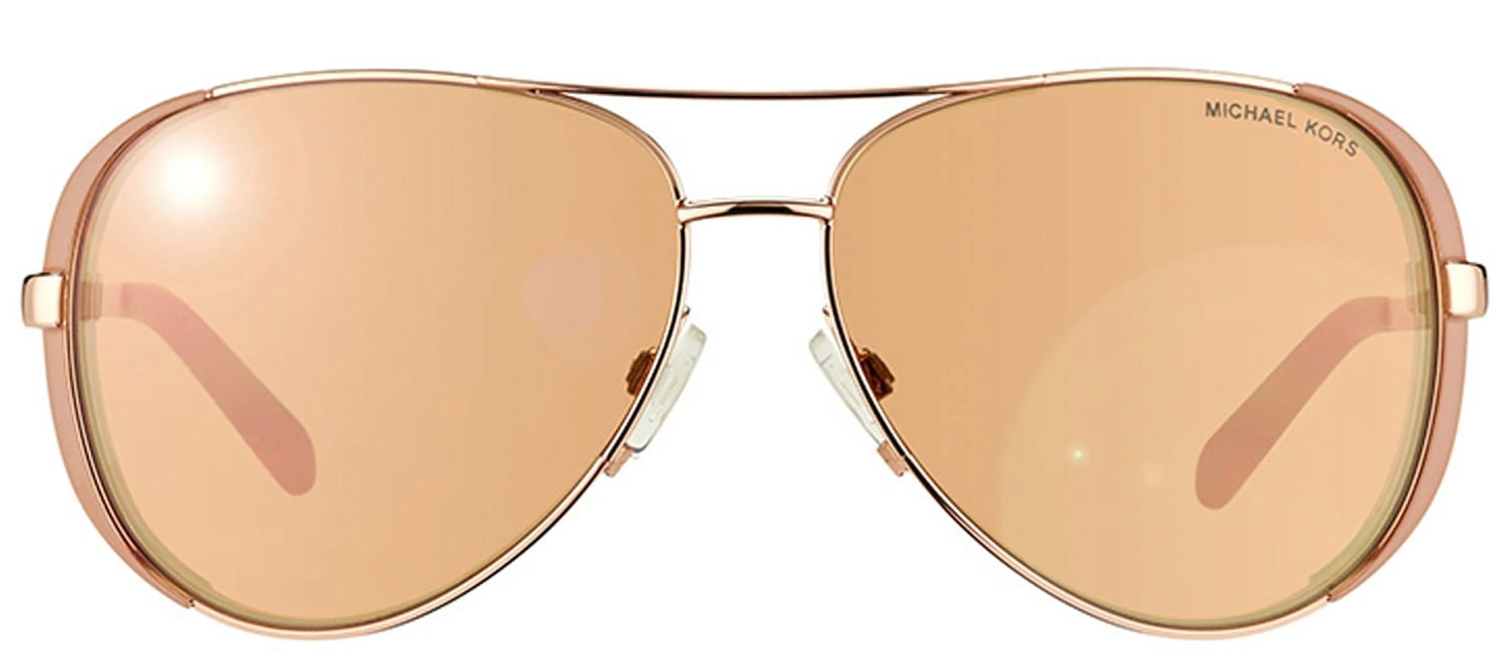 Women's Chelsea MK5004-1017R1-59 Rose Gold Aviator Sunglasses