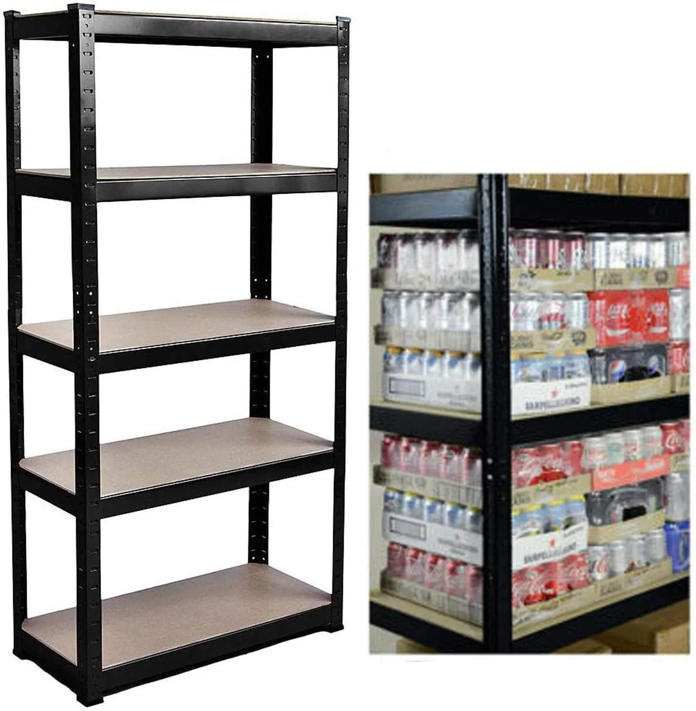 5-Tier Heavy Duty Metal Shelving, 59
