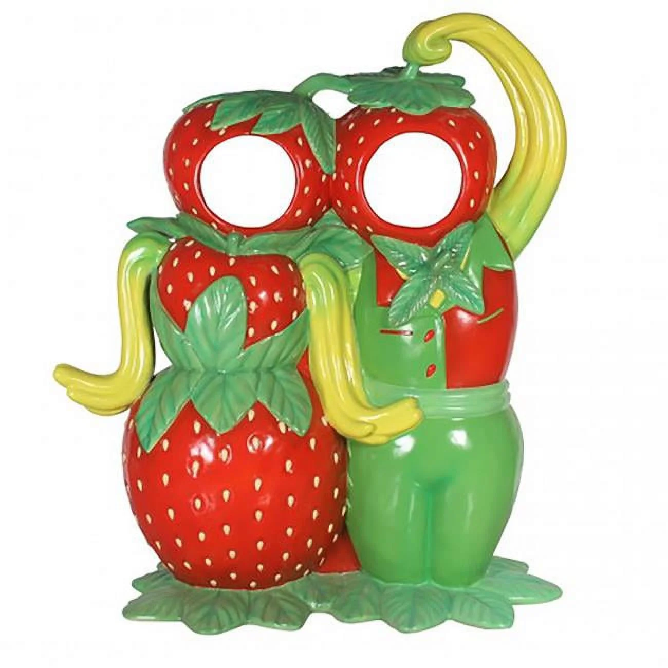 Strawberry Photo Op Statue, Red