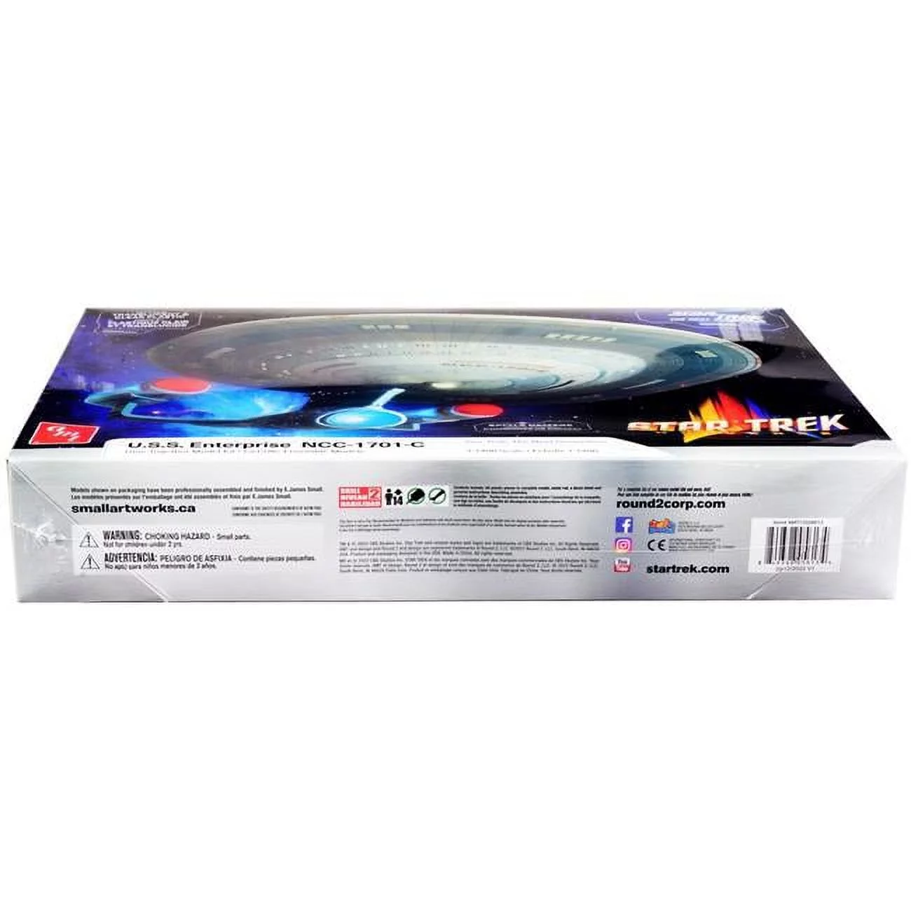 Skill 2 Model Kit U.S.S. Enterprise NCC-1701-C Space Ship Star Trek The Next Generation 1987 TV Series 1-1400 Scale Model