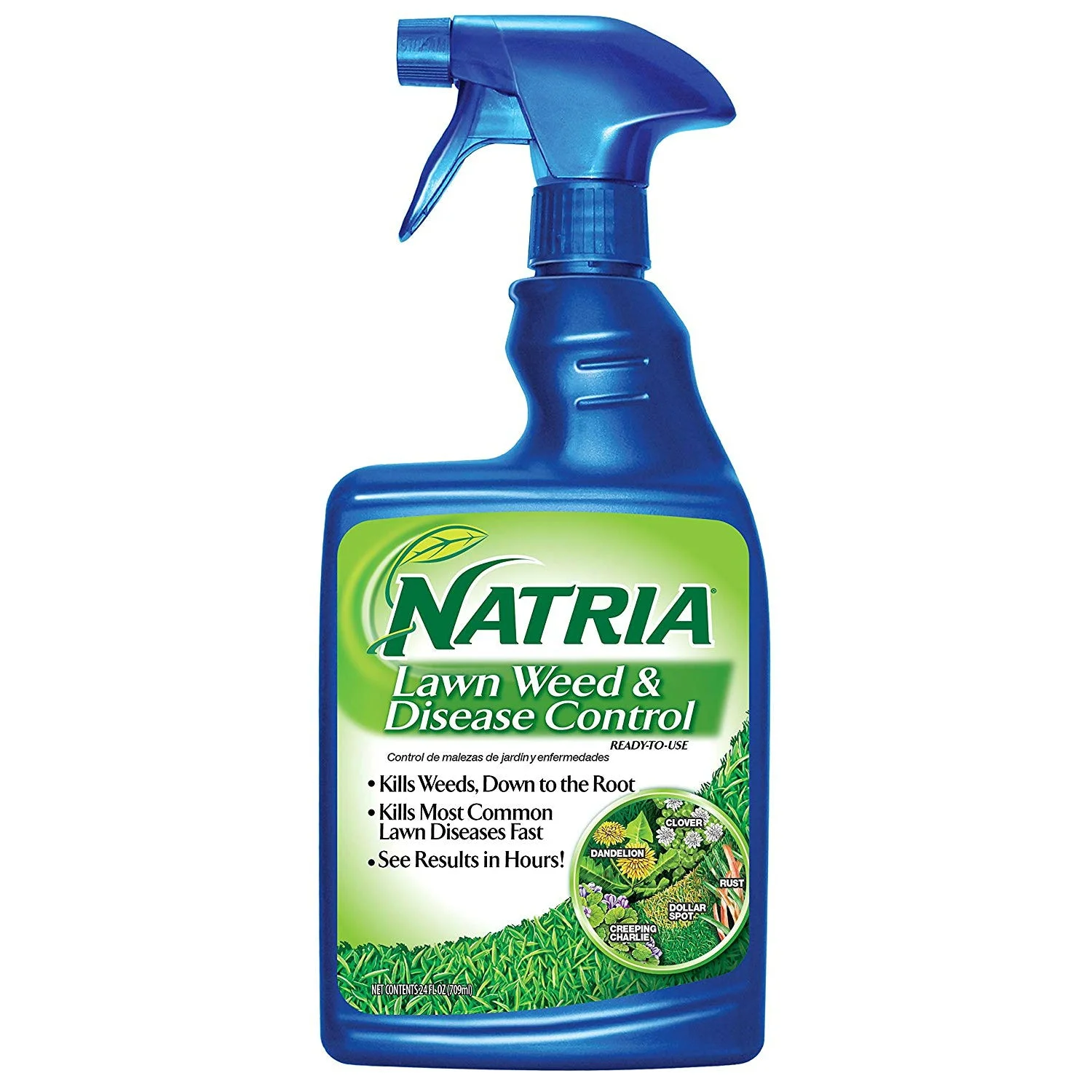 Natria 706400A Lawn Weed & Disease Control, Ready-To-Use, 24 Oz, Each
