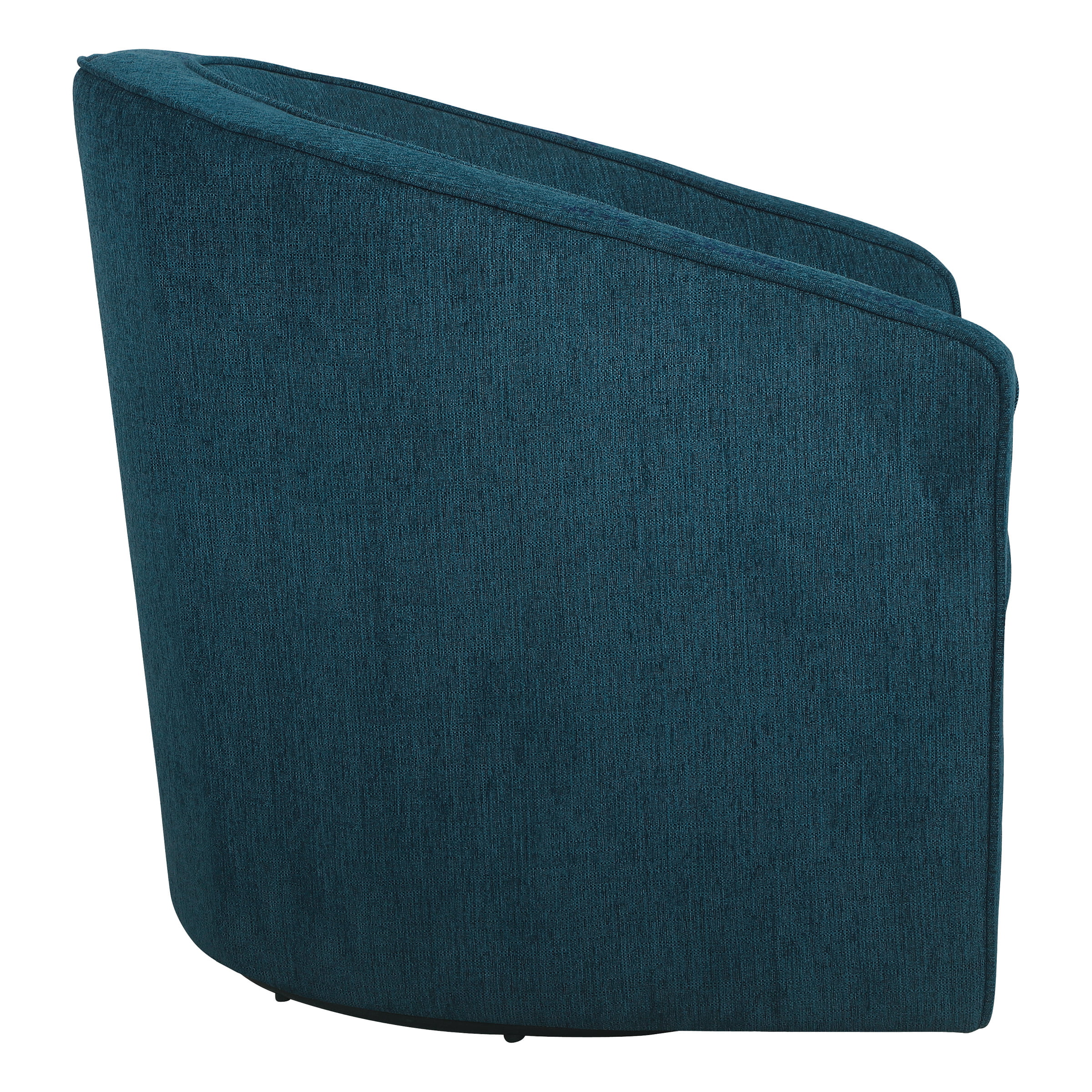 OSP Home Furnishings Danica Swivel Chair, Azure Fabric
