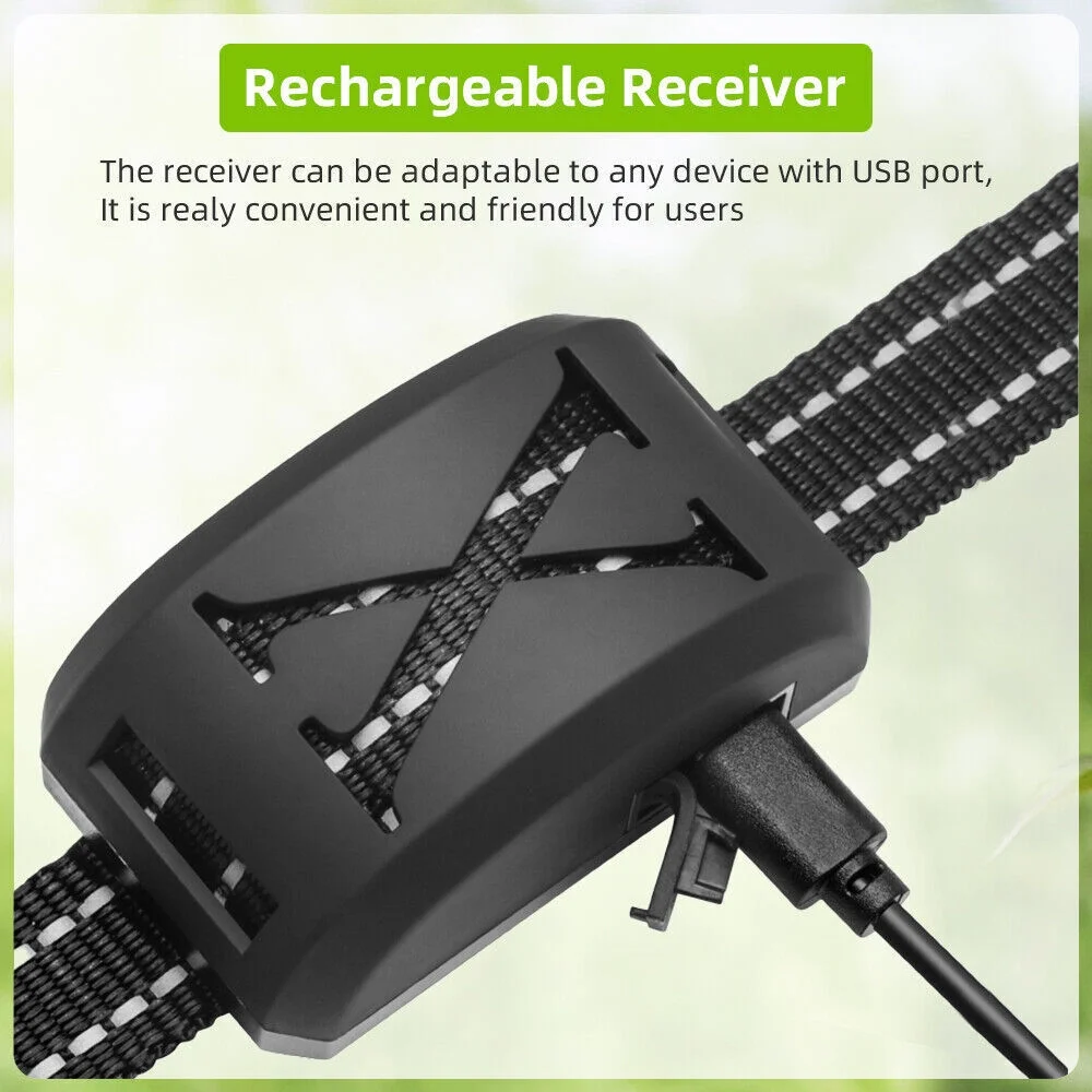 1/2/3 Pet Dog Wireless Electric Fence Containment System Training Collar Shock