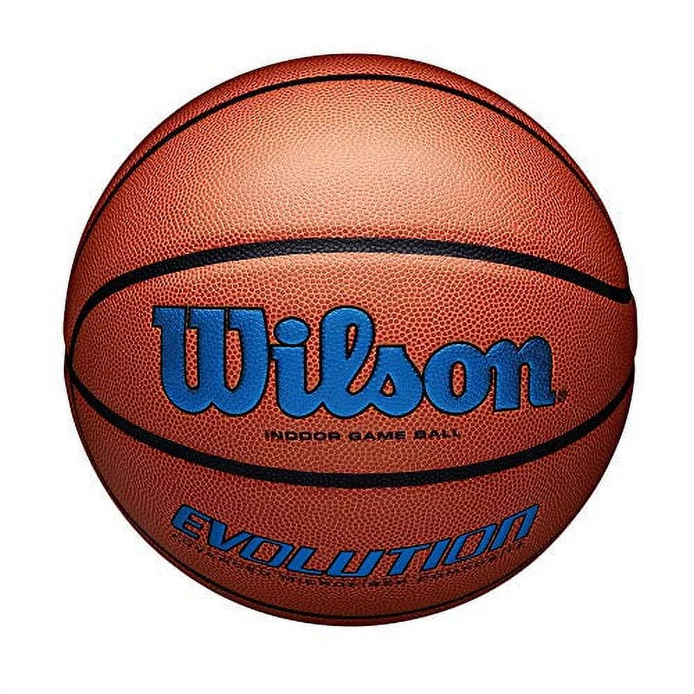 Wilson Evolution Game Basketball, Royal, Official Size - 29.5