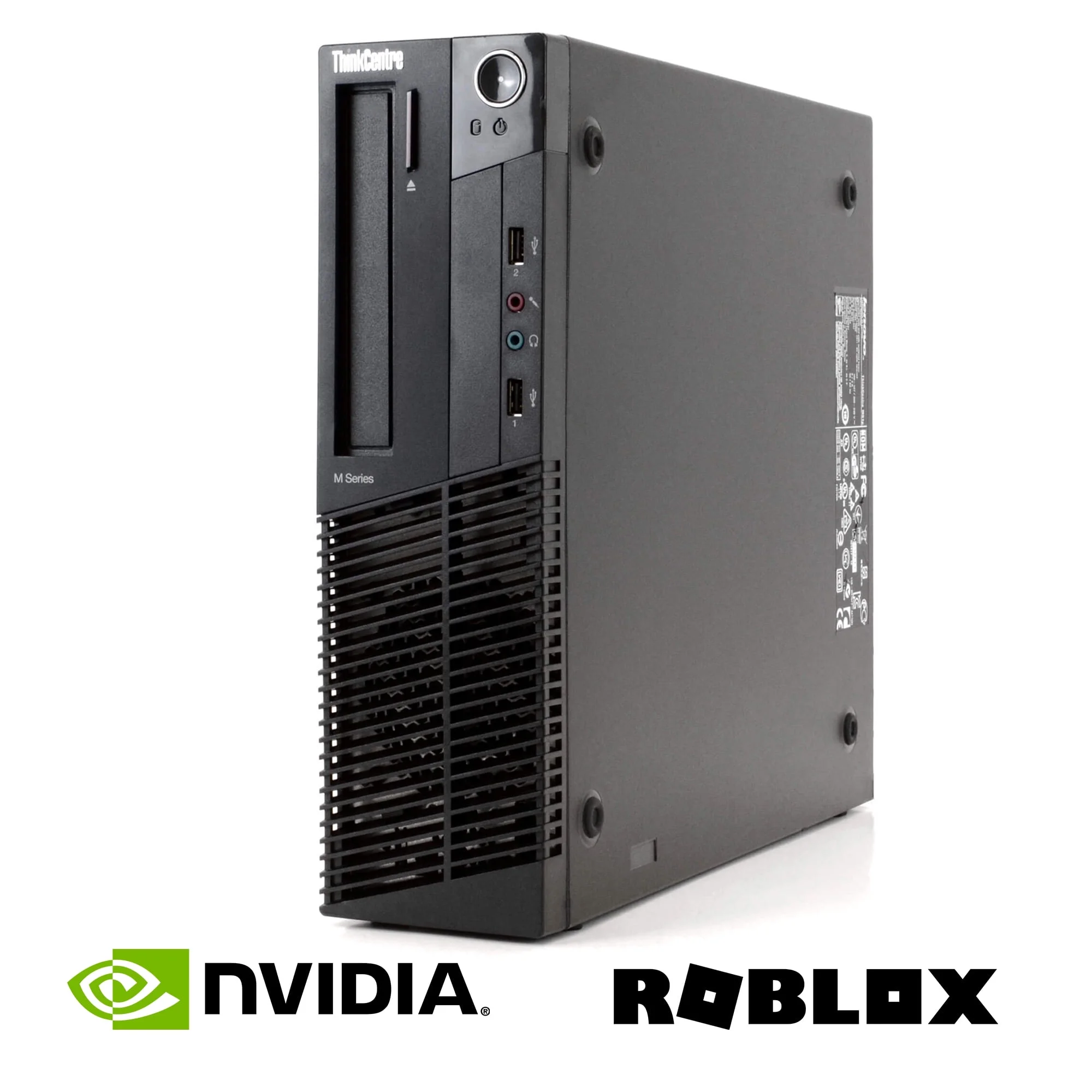 Lenovo M92P Desktop Computer PC Intel Quad-Core i5 3.2GHz Processor 8GB RAM 2TB HDD Windows 10 Pro with AMD RADEON RX Graphics Card (Roblox Ready)