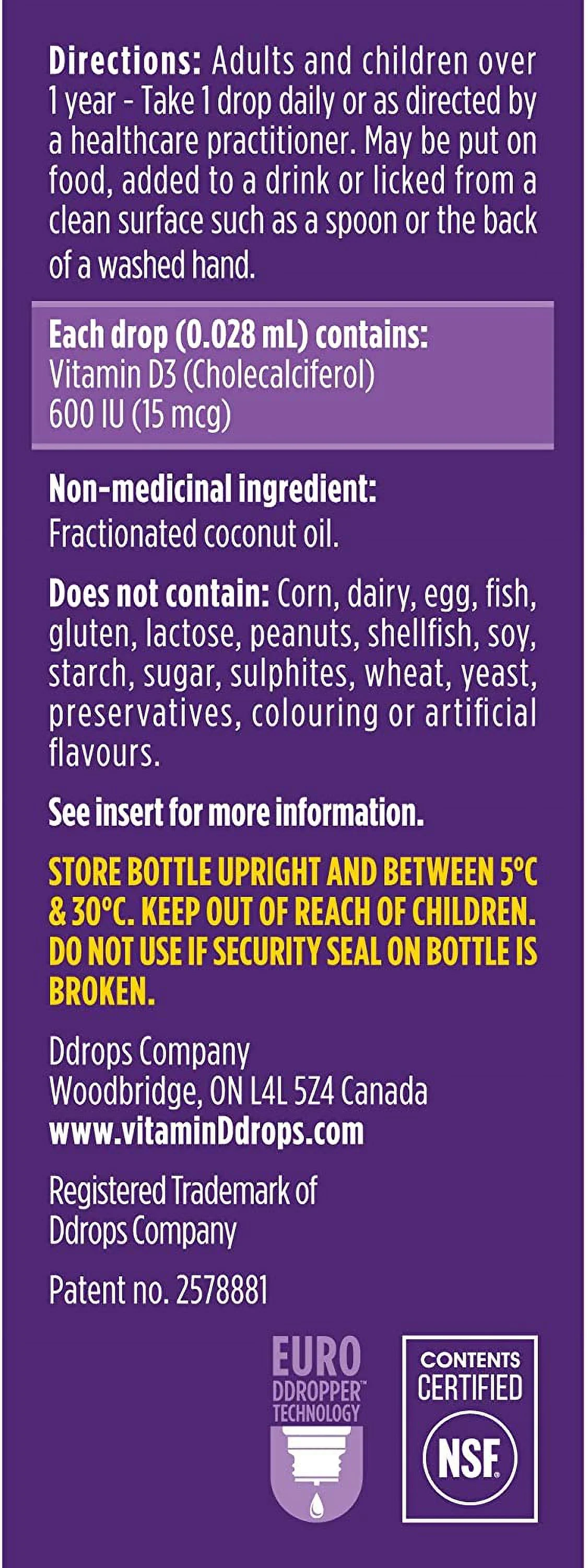 Ddrops 600 Iu Booster, 5 Ml