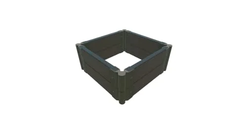 WEATHERED WOOD 2 X 2 X 11' GARDEN RAISED BED - 2
