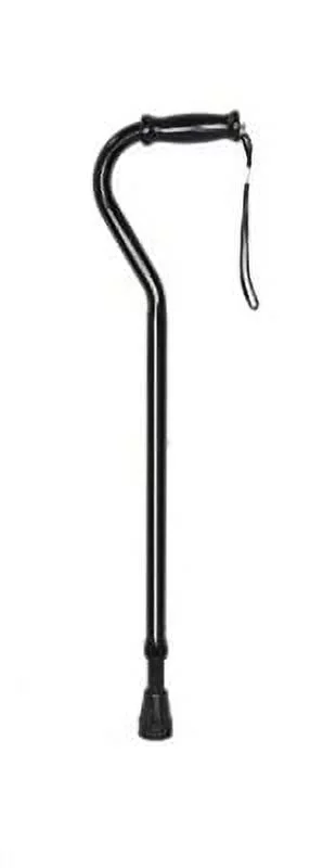 Offset Cane, Heavy Duty 500 lb. Capacity, Black Finish, Adjustable 29.75