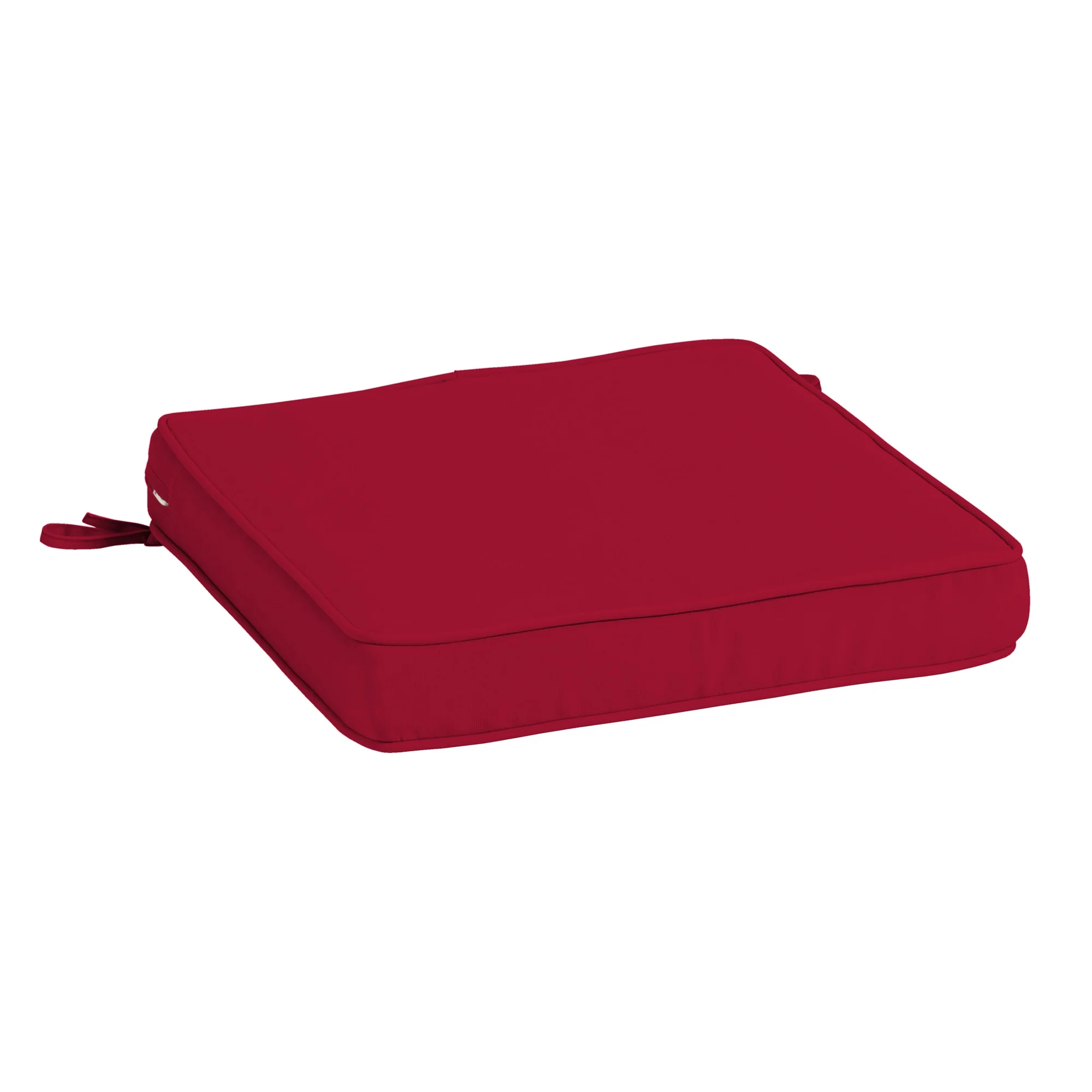 Arden Selections ProFoam EverTru Acrylic 20 x 20 x 3.5 Inch Outdoor Dining Chair Cushion, Red
