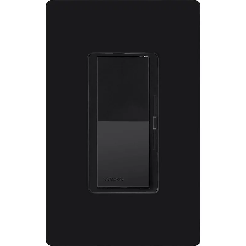 Lutron DVCL-153PH-BL Dvcl-153Ph-Bl Diva Black 600 W 3-Way Dimmer Switch
