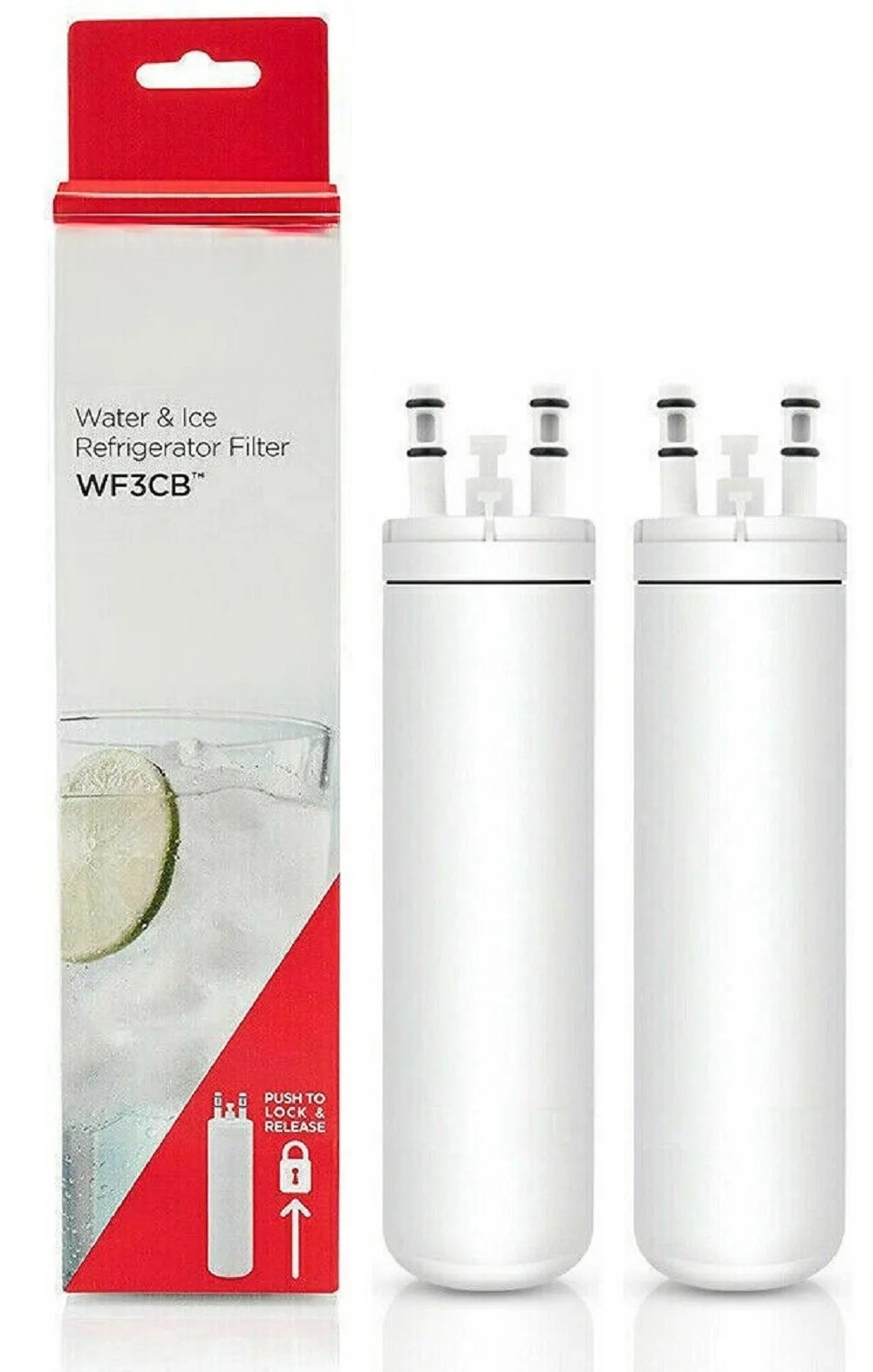 2-Pack / Replacement For WF3CB Water Filter , Puresource 3 Ice and Refrigerator Filter Water Filter