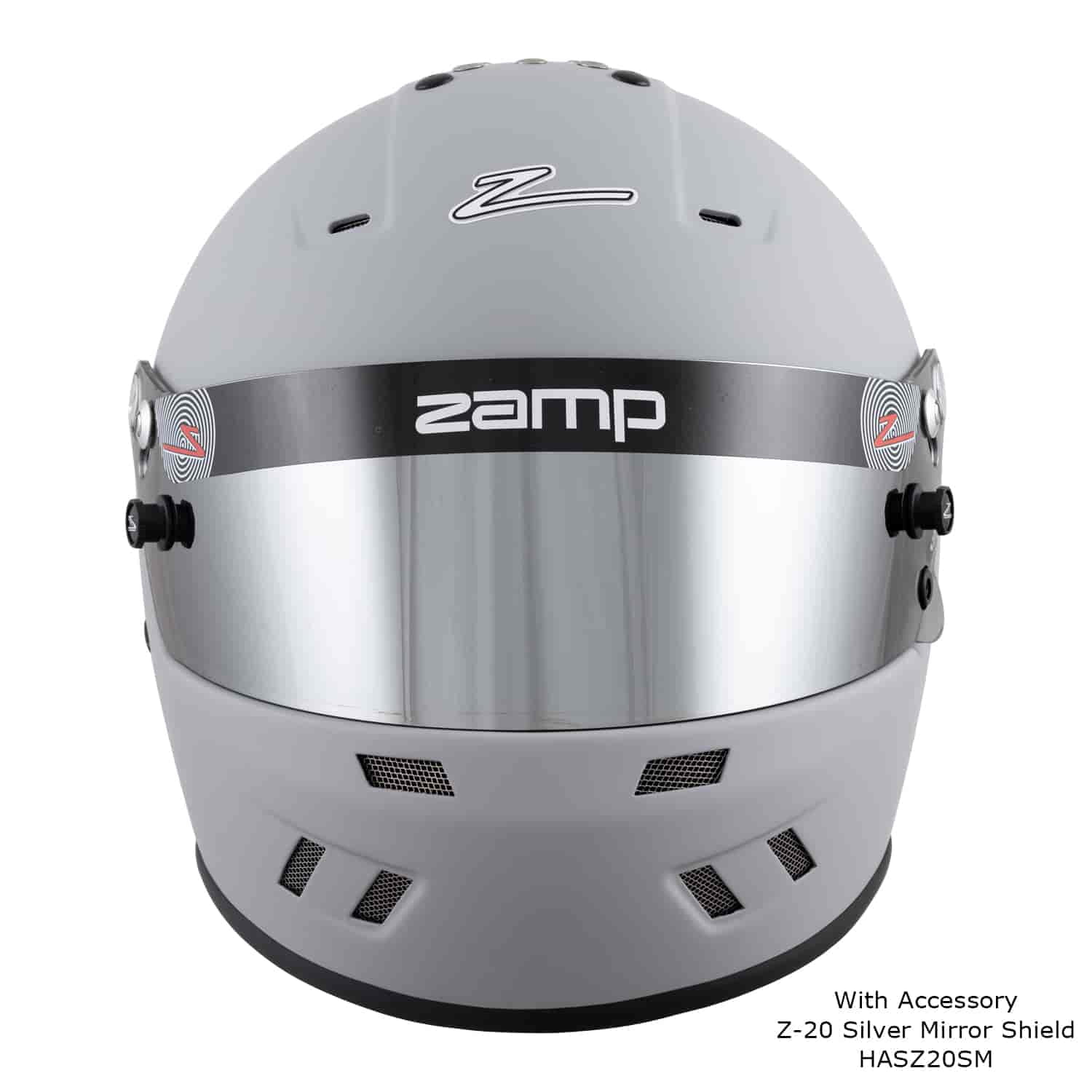 Zamp Racing H77215FM RZ-59 Racing Helmet SA2020 Certified Medium Matte Gray