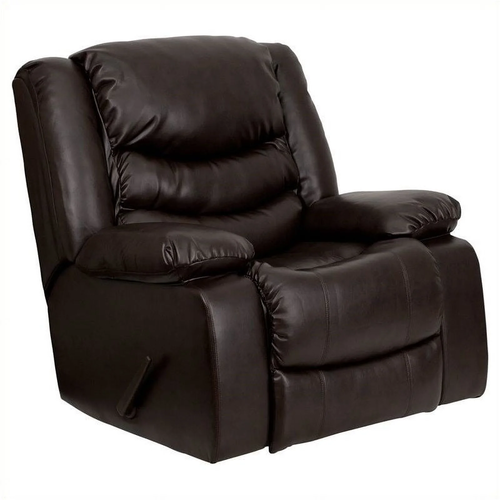 Bowery Hill Rocker Recliner in Plush Brown