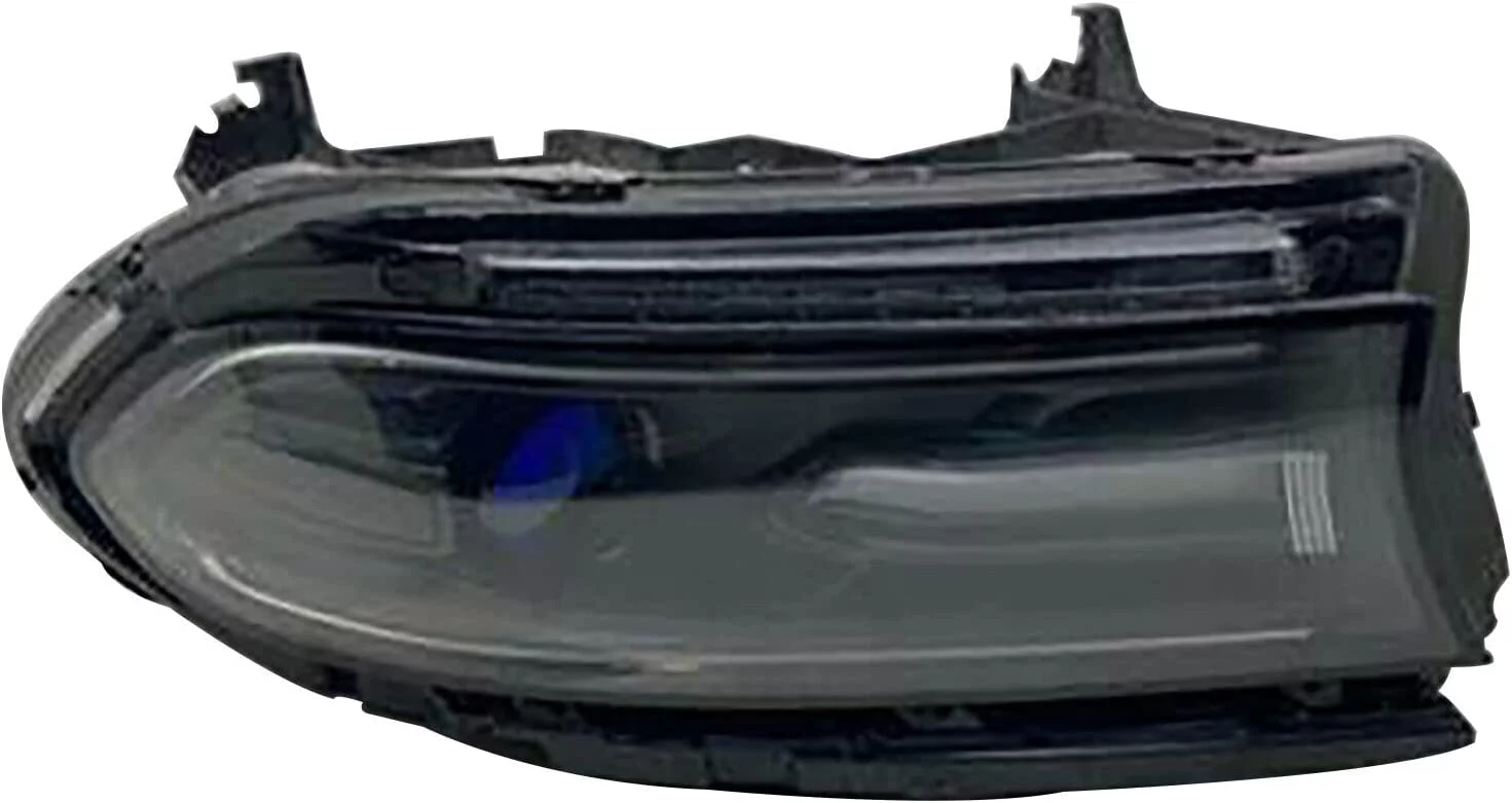 DENEST Passenger&Driver Side Replacement Headlight Assembly Compatible with Charger 2015 2016 2017 2018 2019 2020 , 1 Pair Left+Right Halogen Headlights Clear lens (LH+RH)