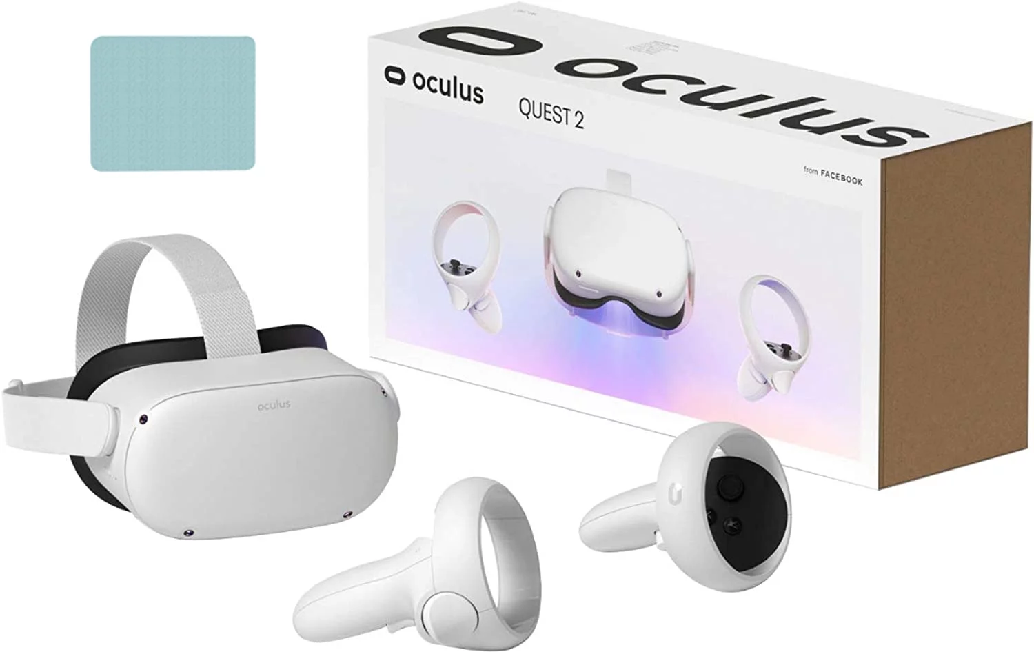 Oculus Quest 2 256GB -- Advanced All-In-One Virtual Reality Headset with Mazepoly Cleaning Cloth