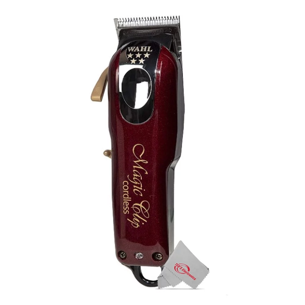 Wahl Professional 5-Star Cord / Cordless Magic Clip 8148 Clipper with Accessory Bundle