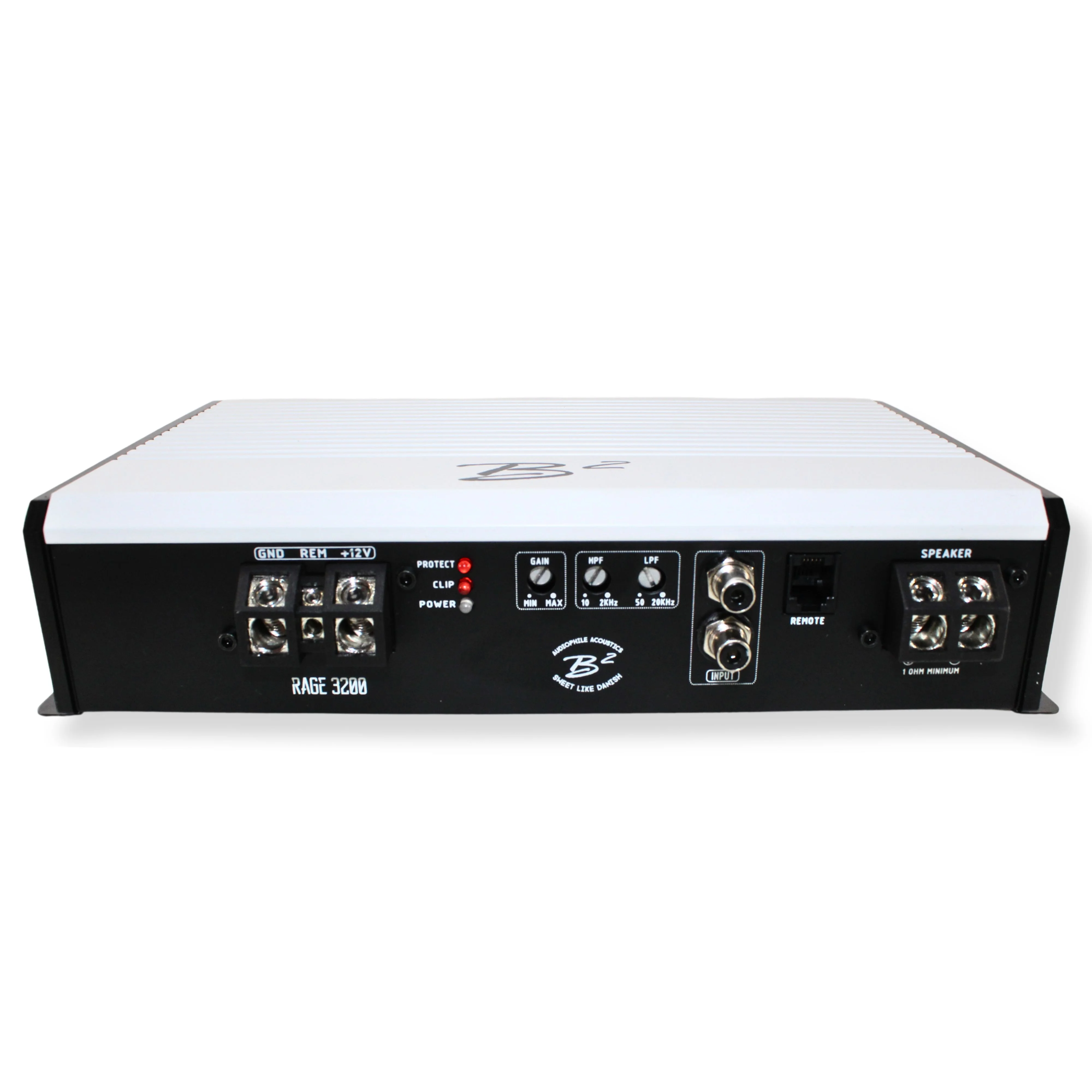B2 Audio RAGE 3.2K 3200 Watt 1-Channel Class D Full Range Monoblock Amplifier