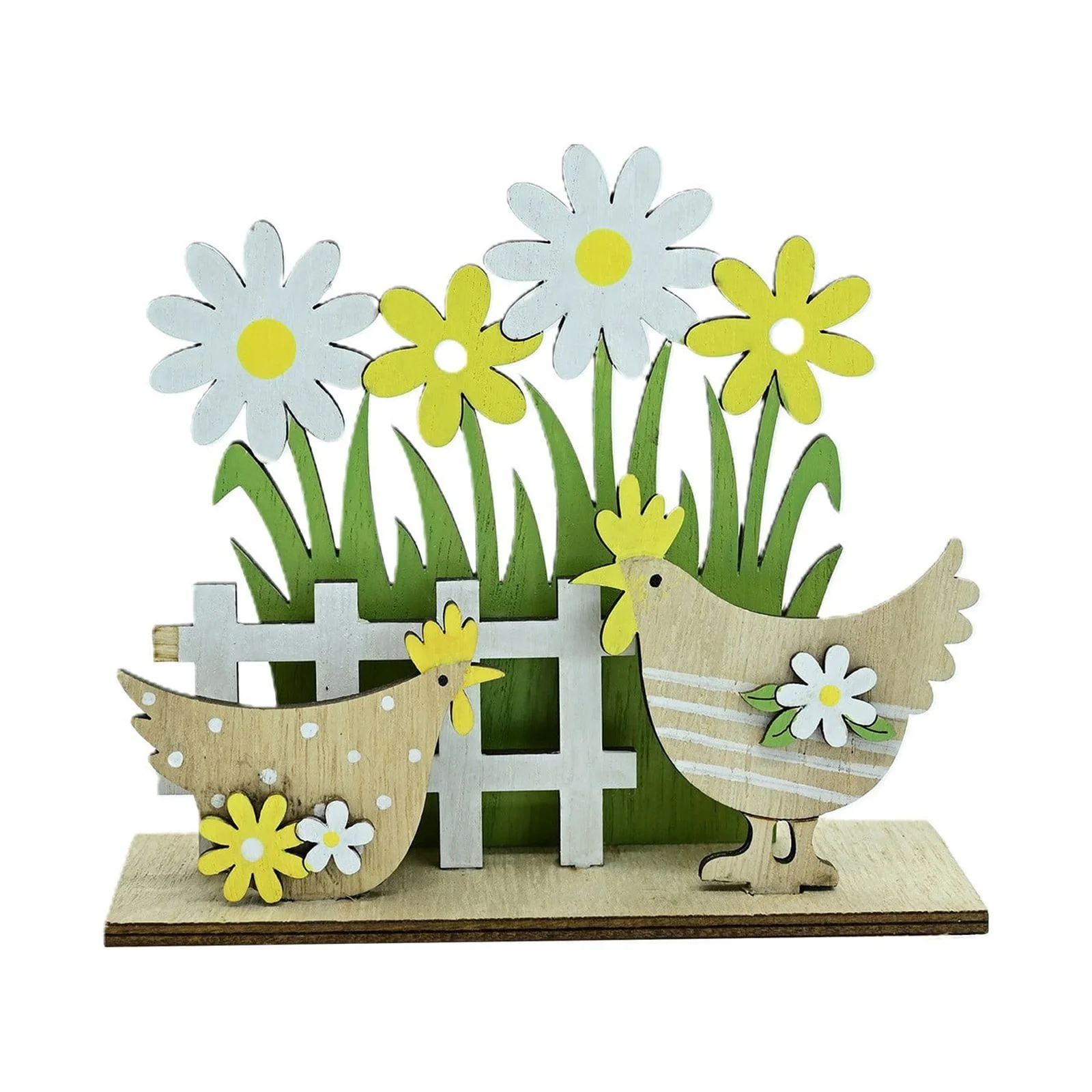 iju7gthy Citronella Candles Outdoor Torches 4th of July Party Festival Wooden Crafts Garden Ornament Rustic Rooster Home Wooden Decoration Ornament Festival Wooden Ornament