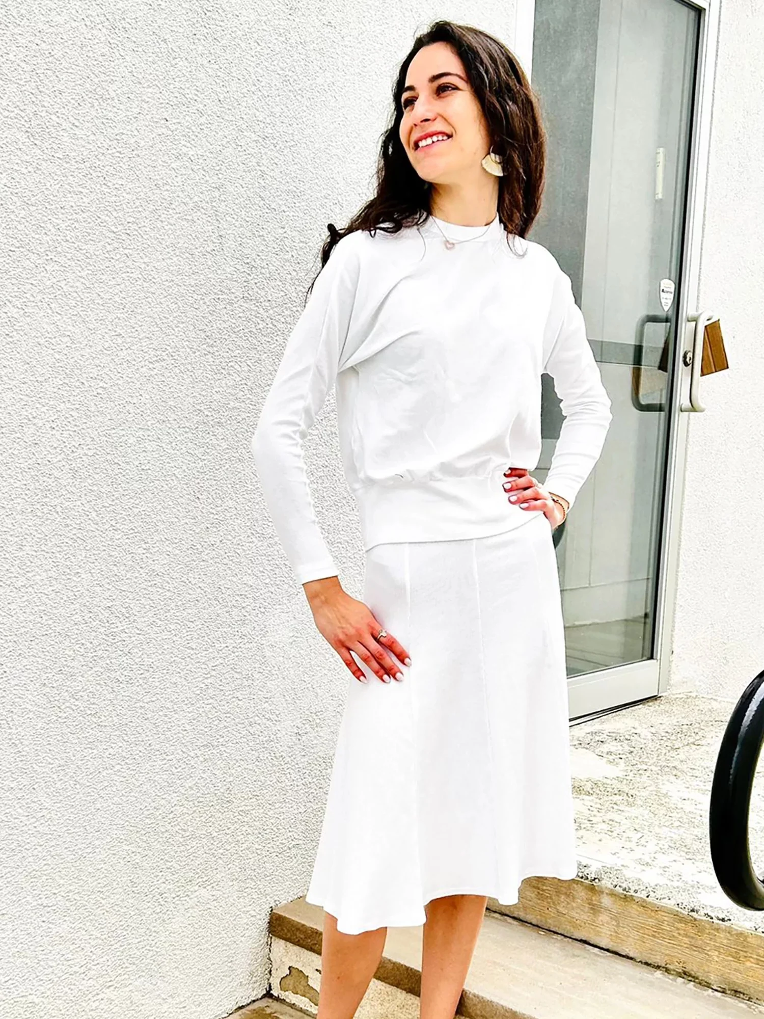 Hardtail Long Sleeve Banded Top (Style T-216)