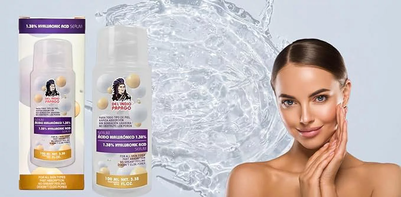 Umary Hyaluronic Acid 30 Caplets 850 mg + Del Indio Papago Hyaluronic Acid facial serum (100ml)