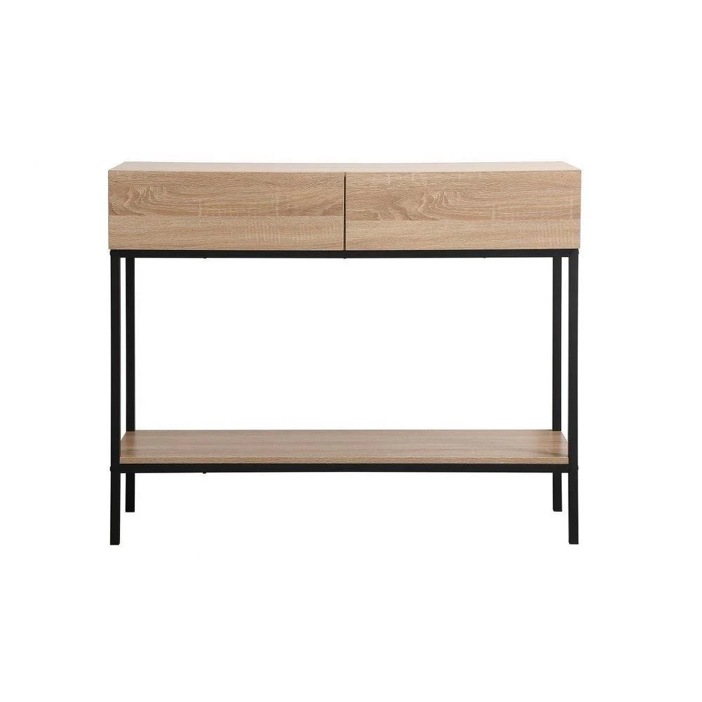 Console Table in Industrial Style-34 inches Tall and 14 inches Wide Bailey Street Home 779-Bel-5046413