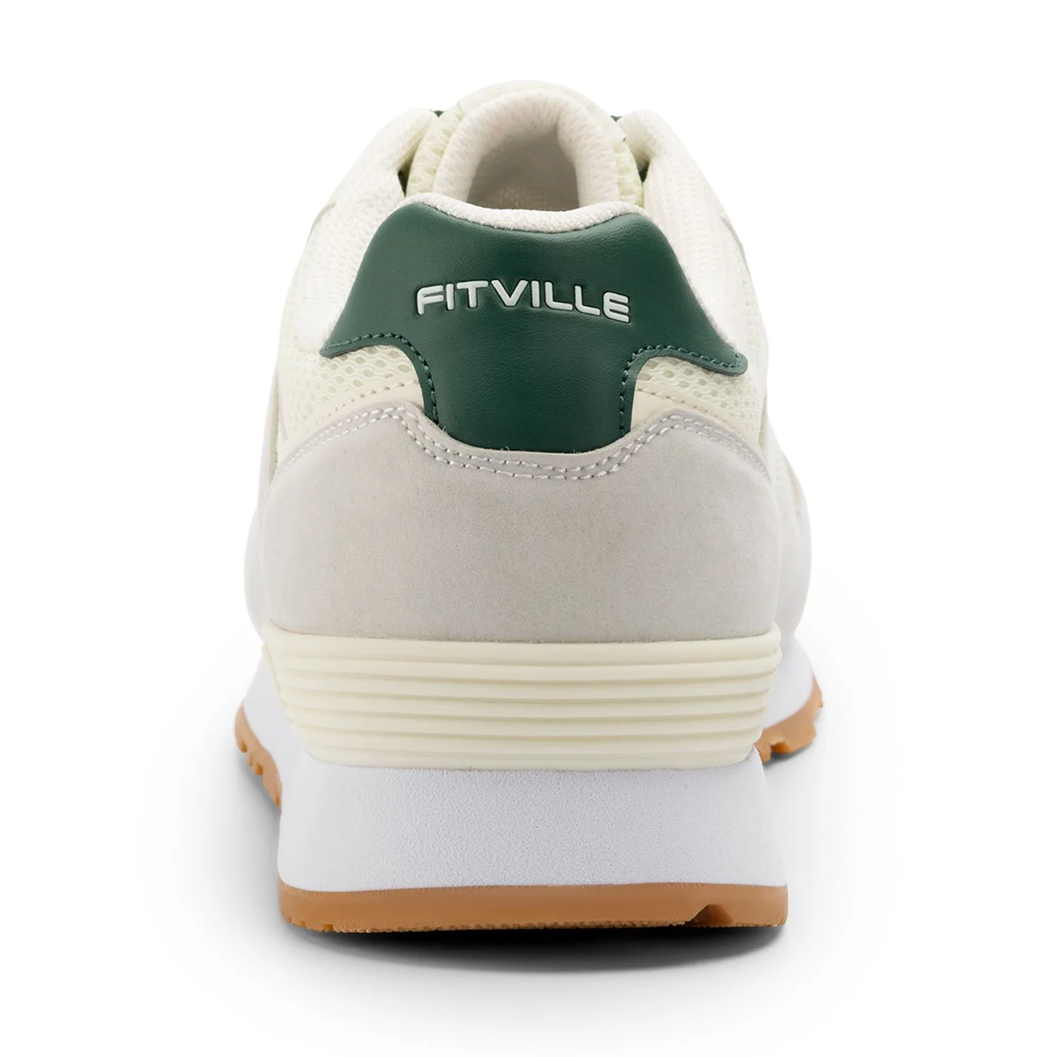 FitVille Mens Extra Wide Retro Running Shoes Lightweight Breathable Cross Trainers Wide Classic Sneakers