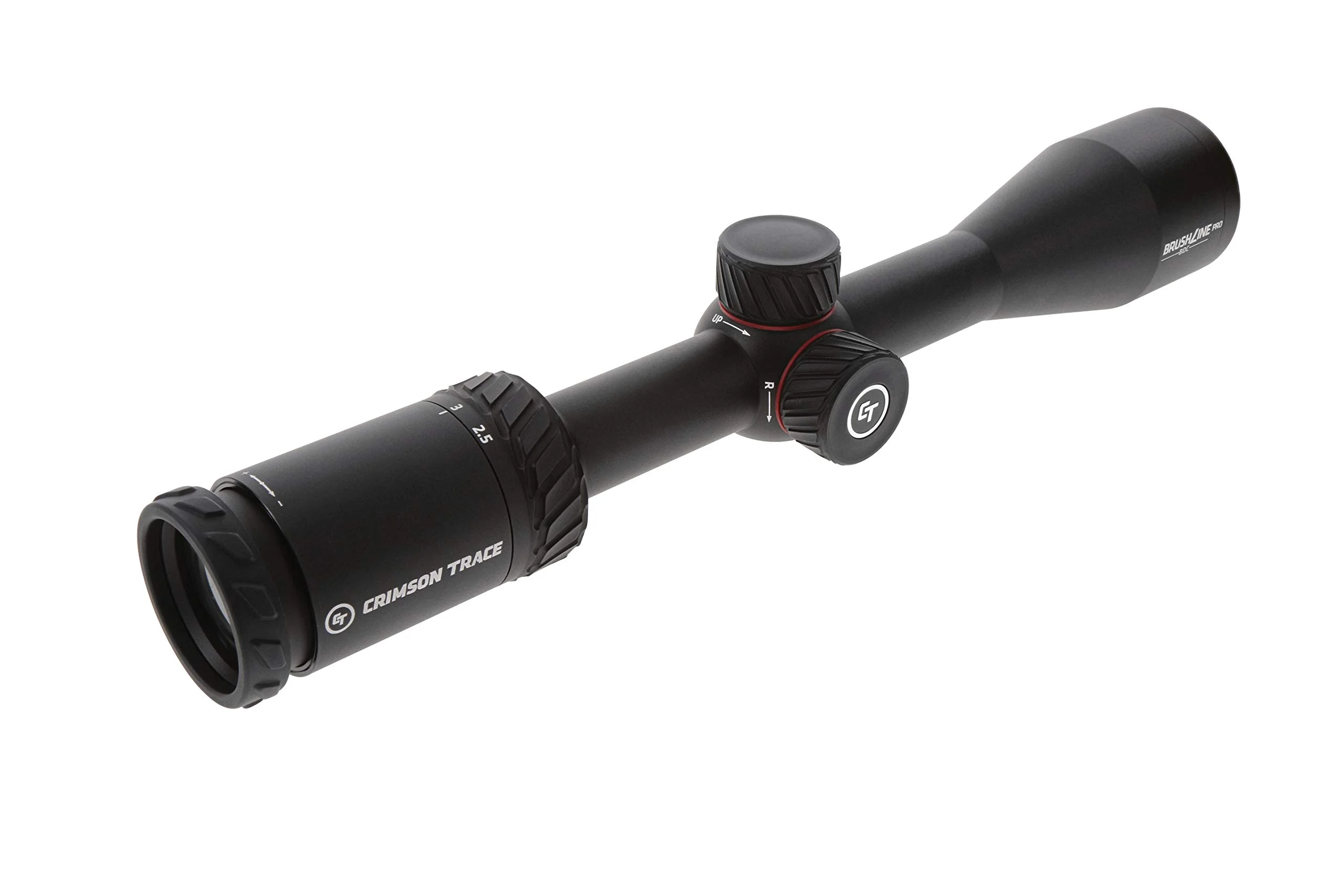 Crimson Trace Brushline Pro Rifle Scope, 2.5-10x42mm, 1in Tube, Second Focal Pla