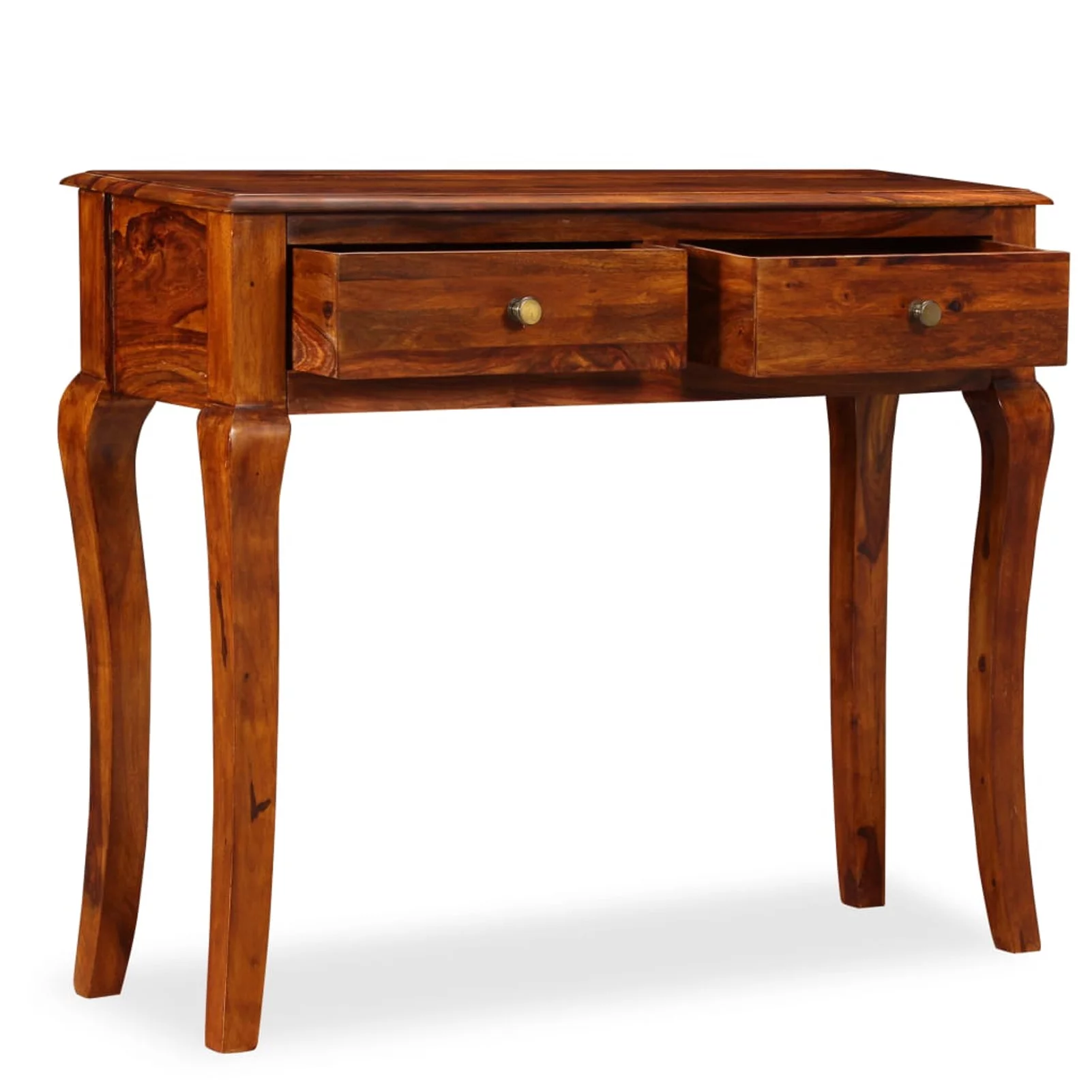 Andoer Console Table Solid Sheesham Wood 35.4