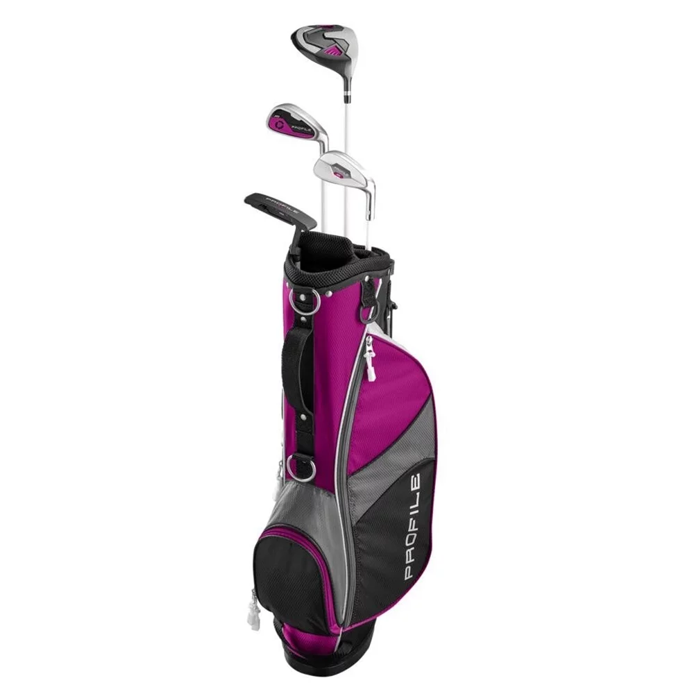 Wilson Youth Profile JGI Complete Golf Set - Right Hand, Small, Pink