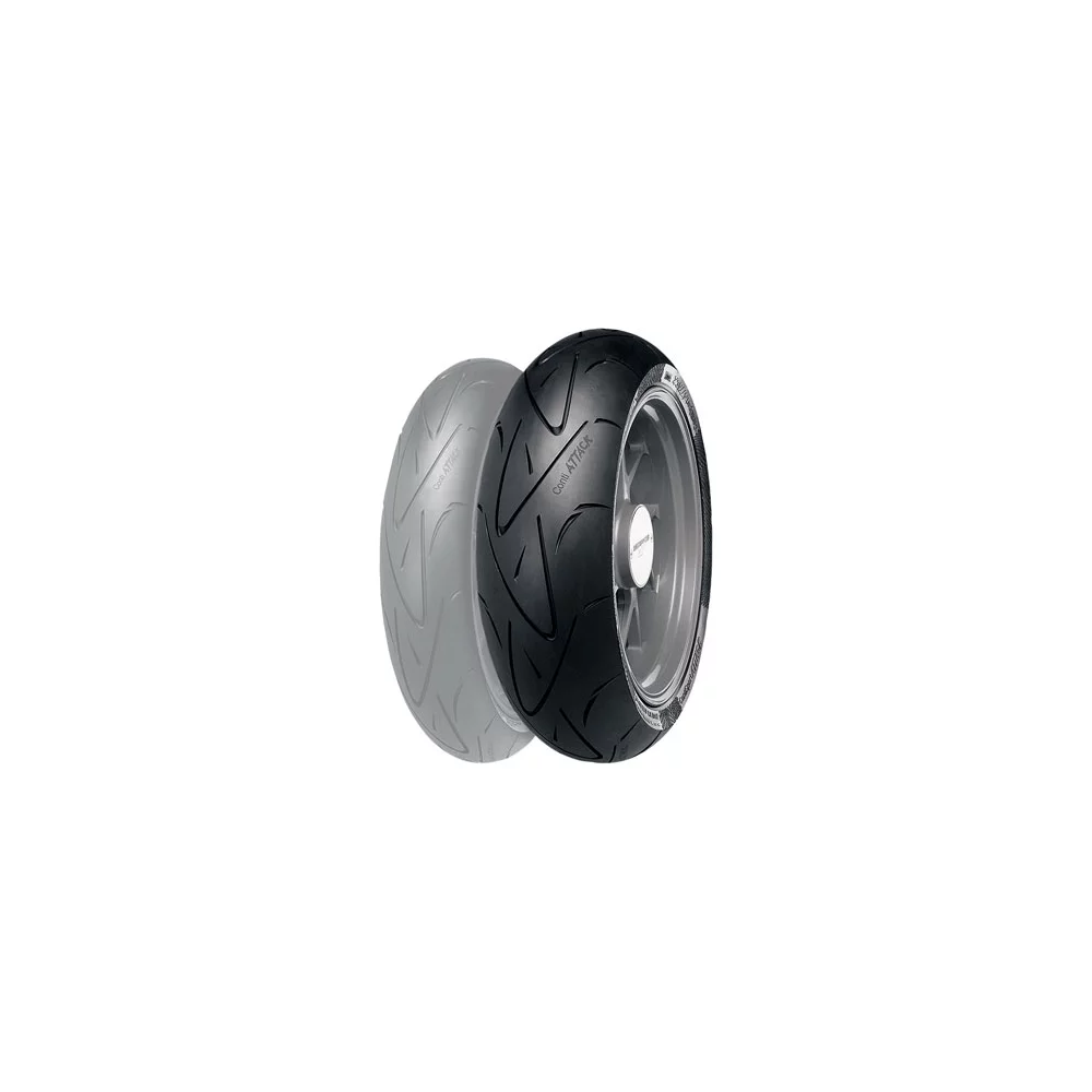 Continental Contisport Attack Hypersport Radial Rear Motorcycle Tire 180/55ZR-17 (73W) Compatible With MV Agusta Superveloce 800 2020