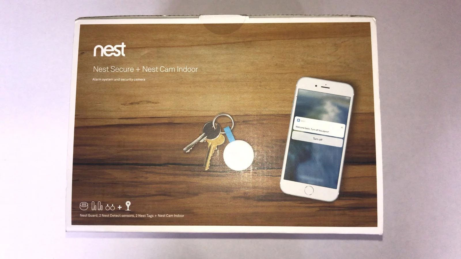 Brand New Nest Secure Alarm System Starter Pack with Cam Indoor 1080p Security Camera