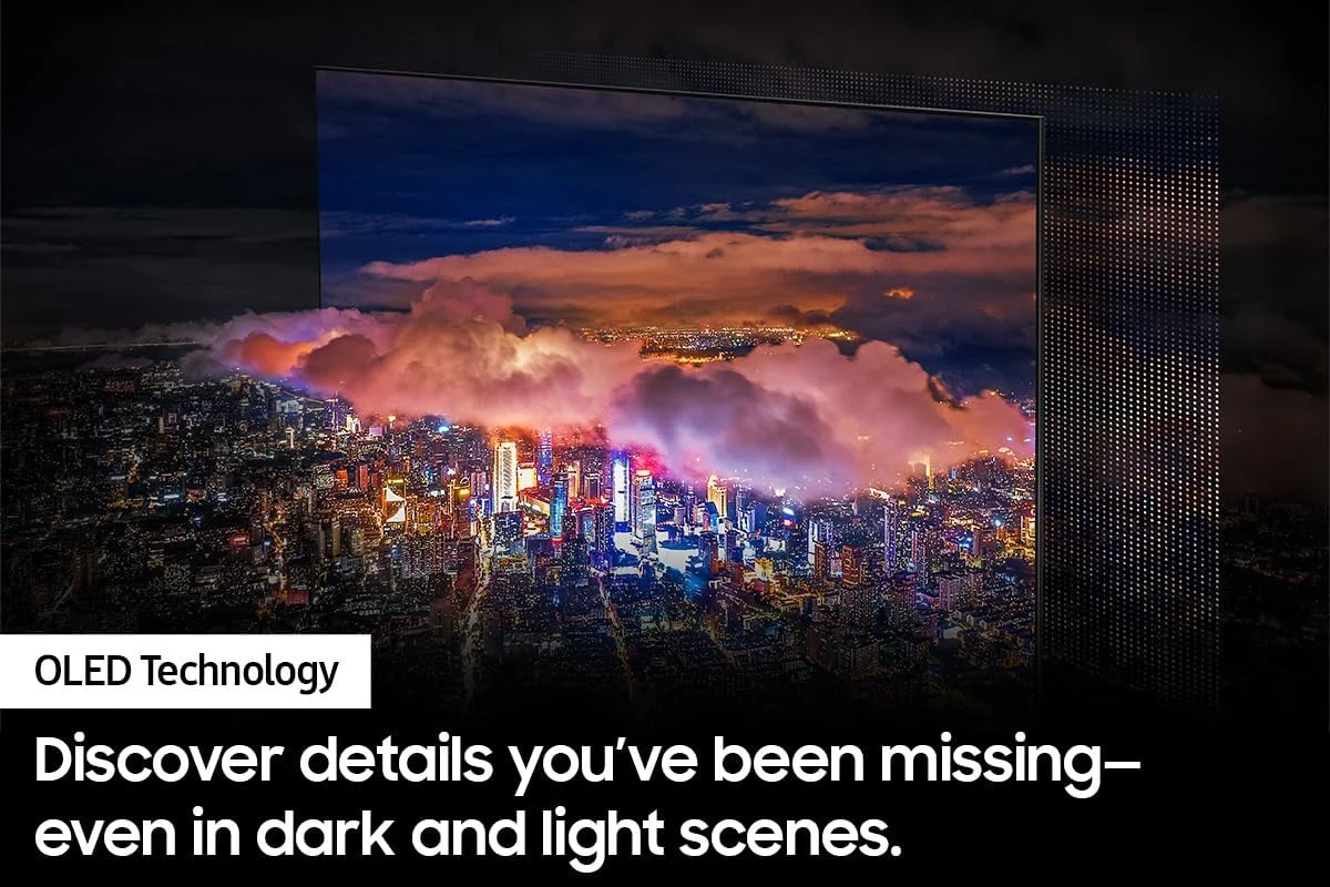 Samsung QN65S90DAFXZA 65 Inch 4K OLED Smart TV with Dolby Atmos with a Walts TV FIXED-MOUNT-43-90 TV Mount for 43-90 Inch Compatible TVs and Walts HDTV Screen Cleaner Kit (2024)