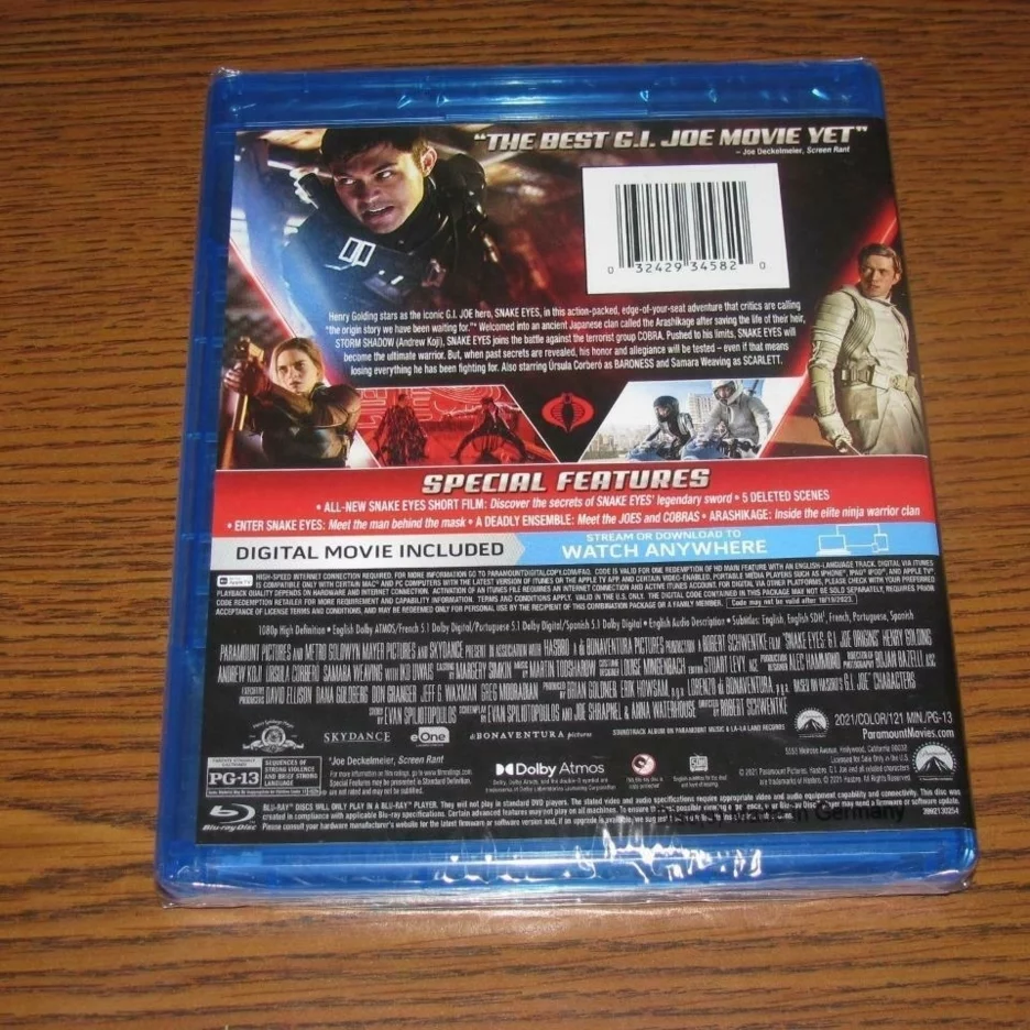Pre-Owned Snake Eyes: G.I. Joe Origins (Blu-ray + Digital Copy)