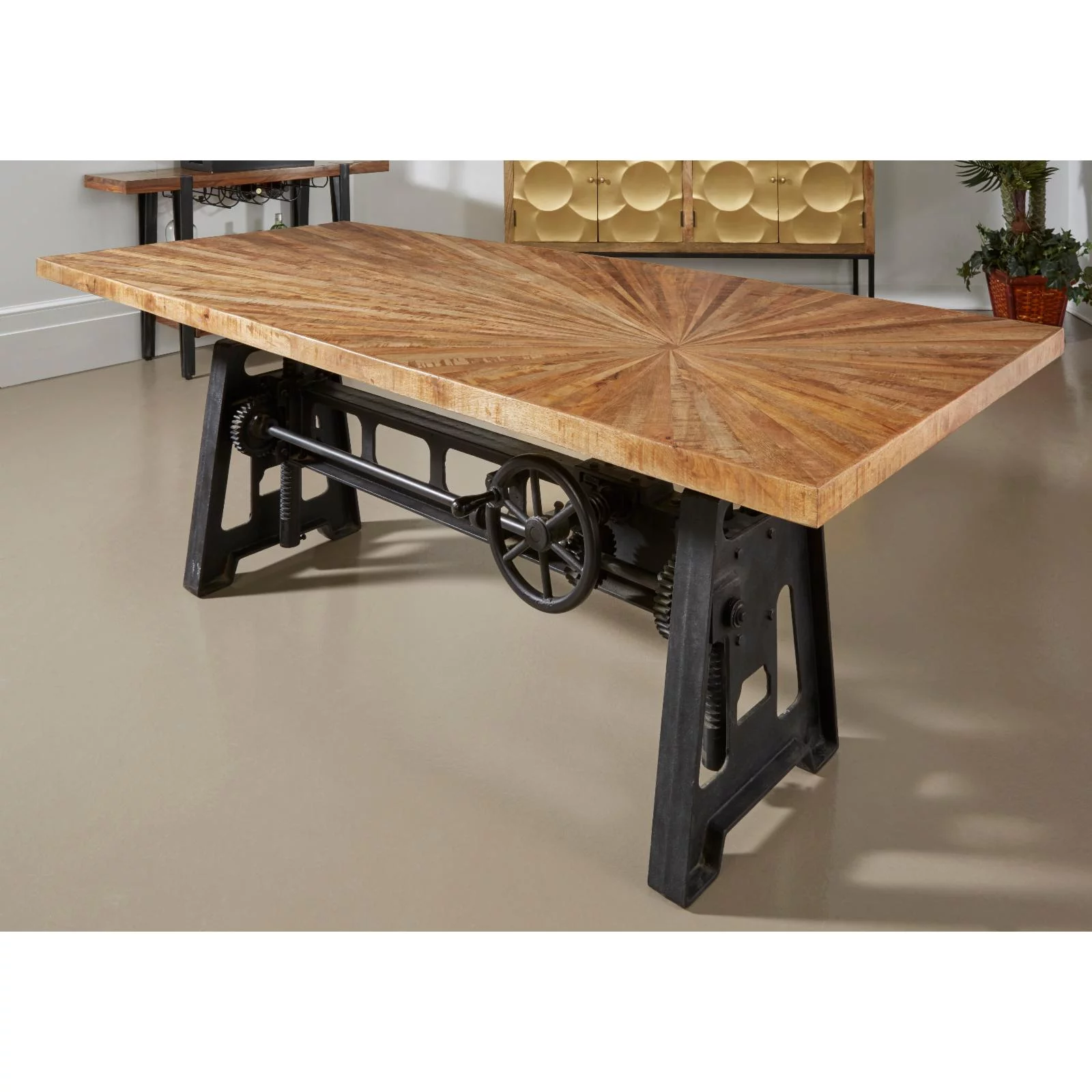 Coast to Coast Sunny Solid Wood Adjustable Height Dining Table, 30