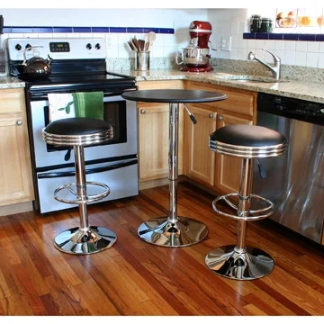 AmeriHome Adjustable Height Bar Table from 26