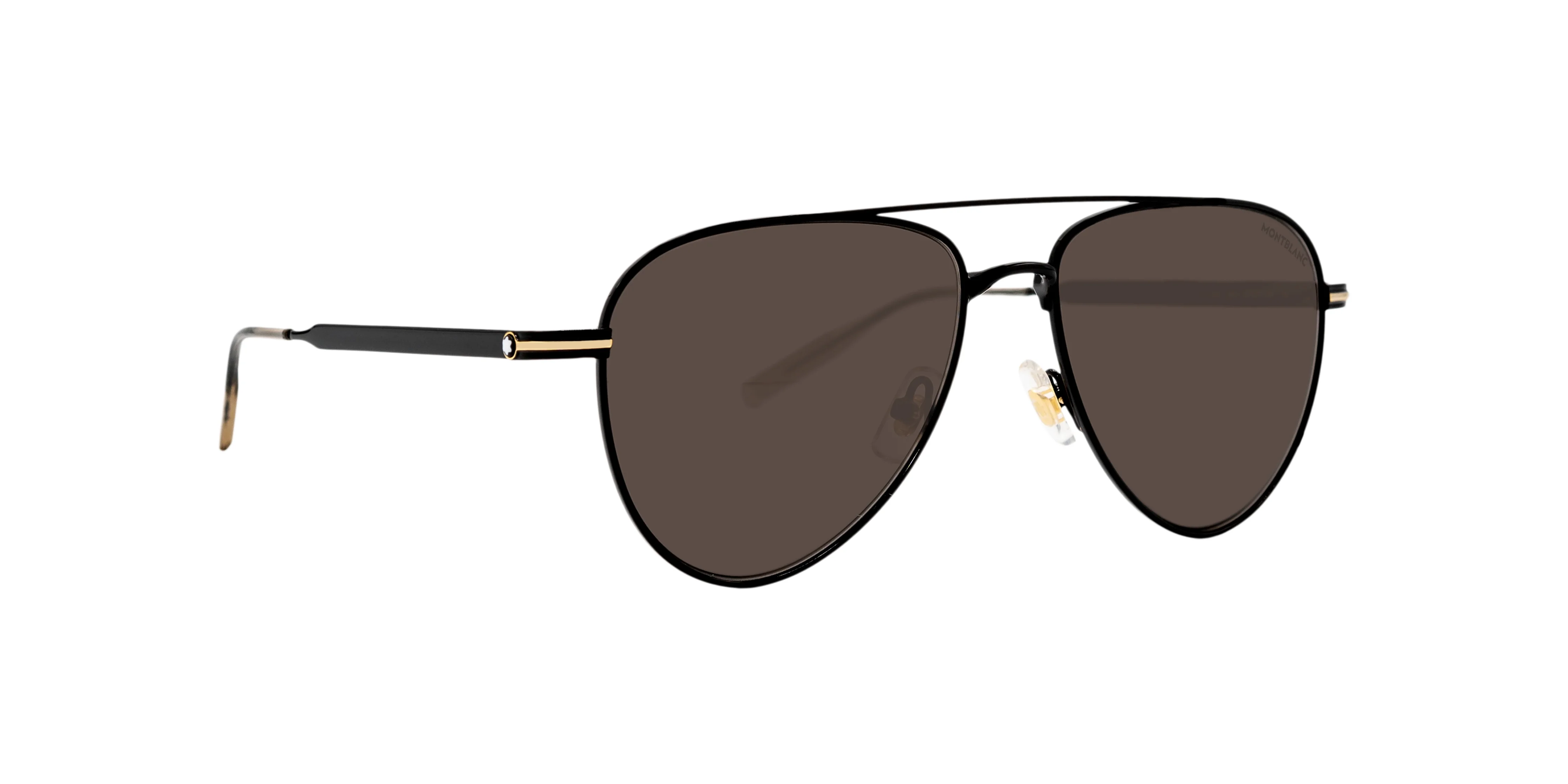 Montblanc Grey Pilot Men's Sunglasses MB0235S 001 57