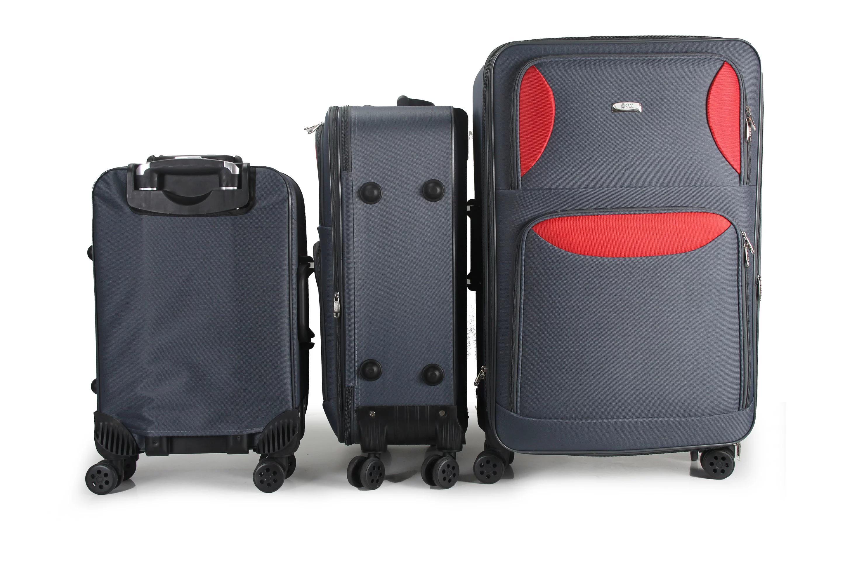 Zoe Soft Shell Lightweight Expandable 360 Dual Spinning Wheels Combo Lock 28