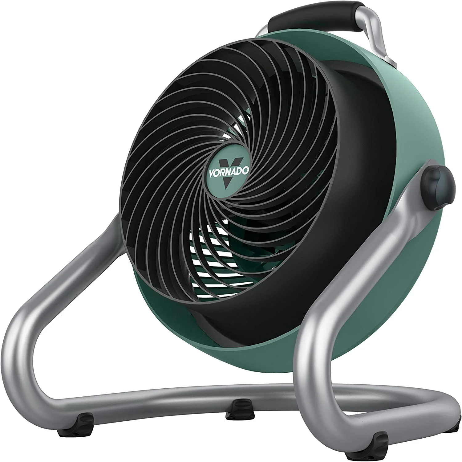 YANRUI 293 Large Heavy Duty Air Circulator Shop Fan, Green & VFAN Jr. Vintage Air Circulator Fan, Green